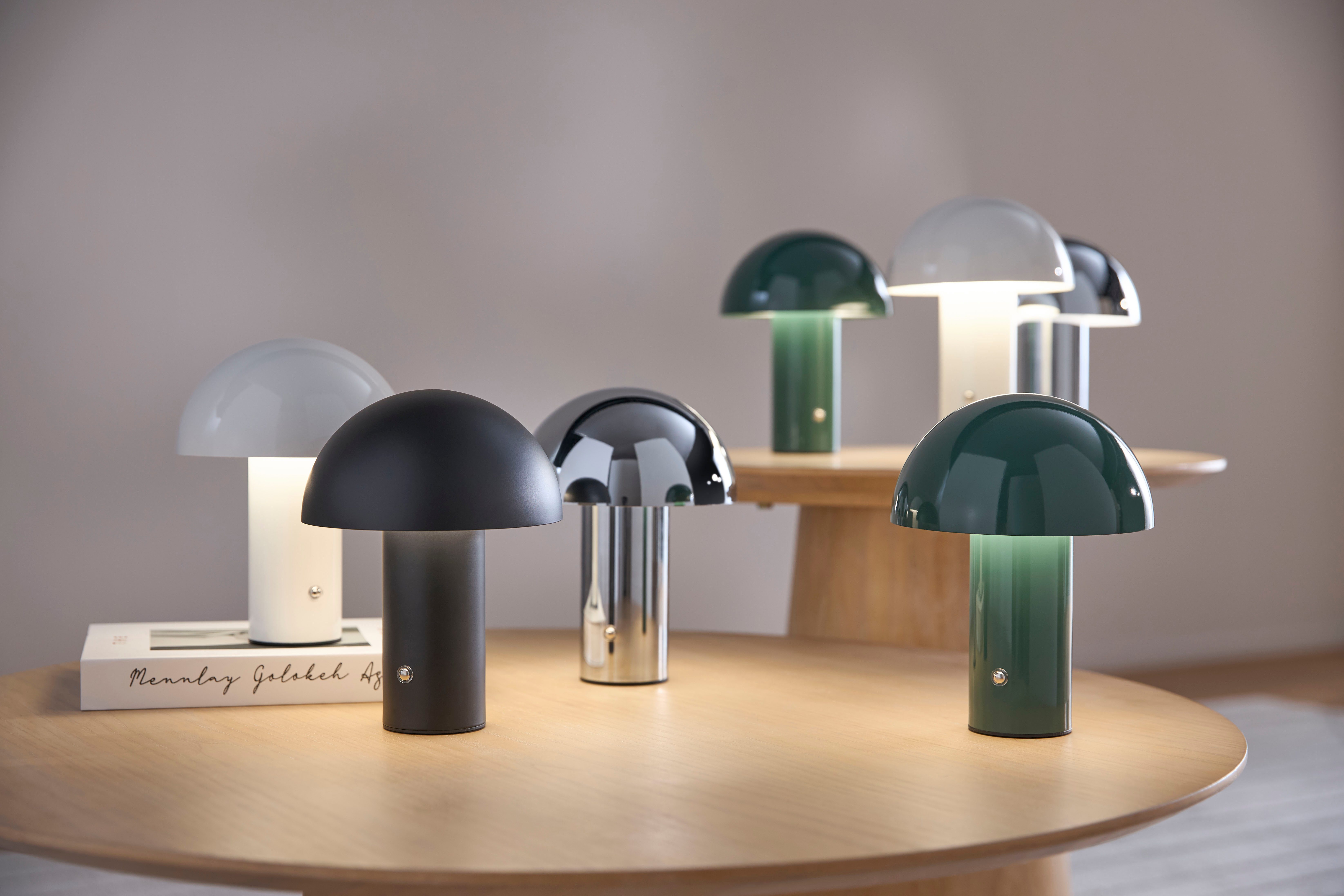 OTTO home LED Tischleuchte Hillu, Dimmer, Dimmfunktion, Ein-/Ausschalter, USB-Anschluss mit Ladefunktion, USB-Ladefunktion, mehrere Helligkeitsstufen, LED fest  – Bild 5 von 5