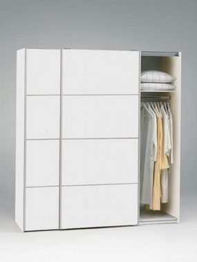 ebuy24 Kleiderschrank Verona Schwebetürenschrank Breite 182 cm, Höhe 201