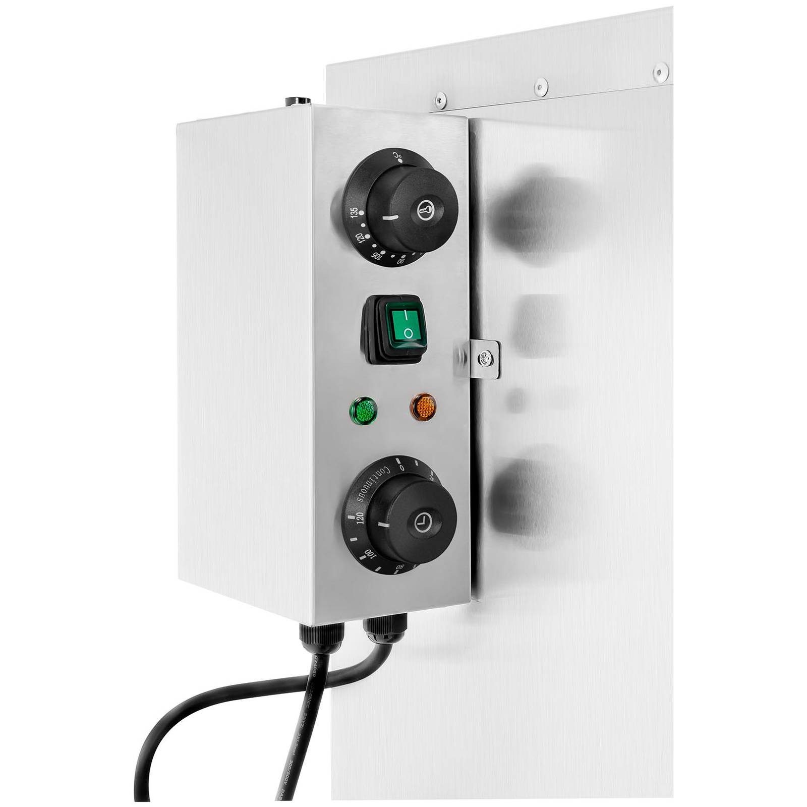 Royal Catering Räucherofen 105 L Räucherschrank Edelstahl Smoker Räuchertonne 4 Roste Gastro, 1,000 W, verschiedene Größen – Bild 4 von 5