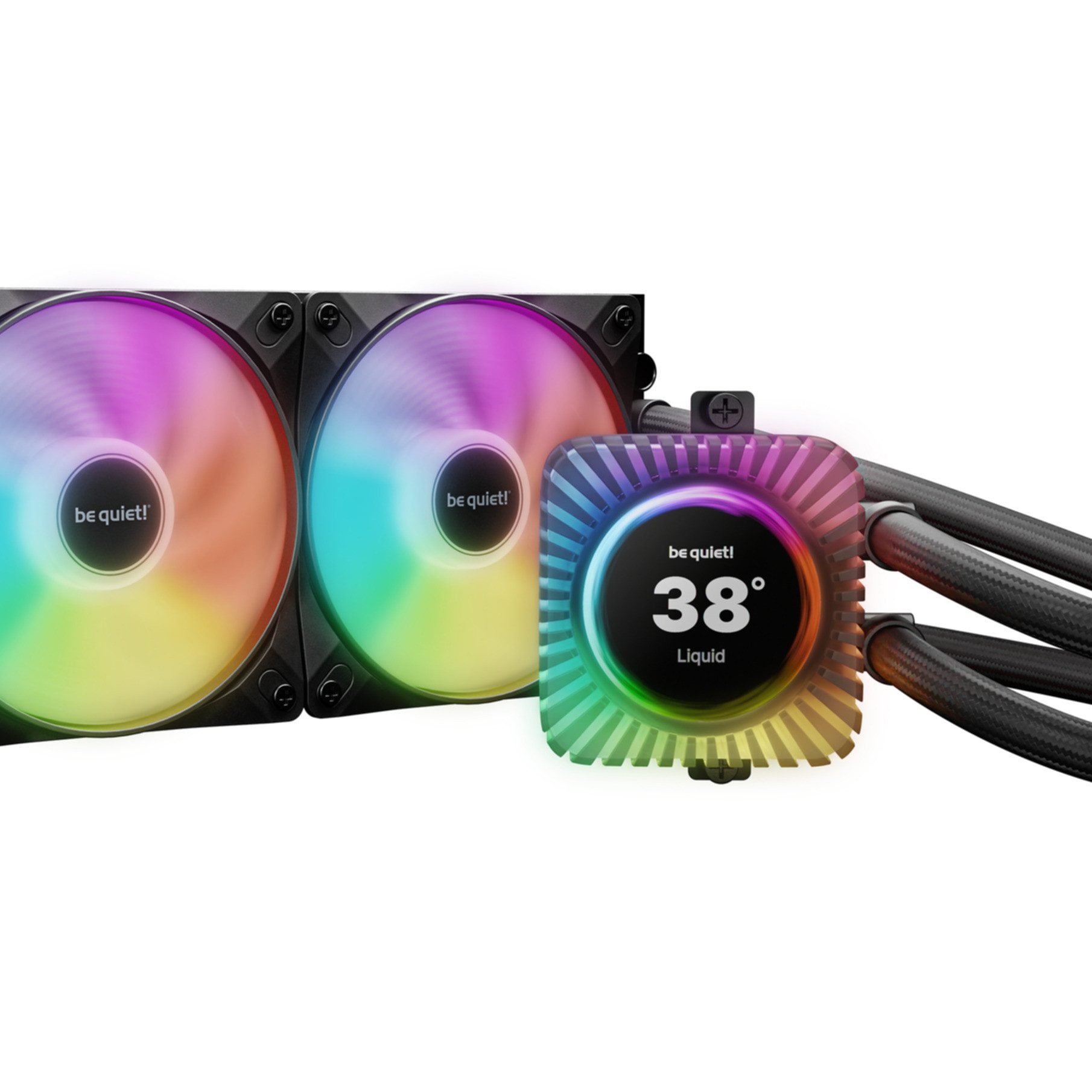 be quiet! CPU Kühler Light Loop IO LCD 240 mm Schwarz
