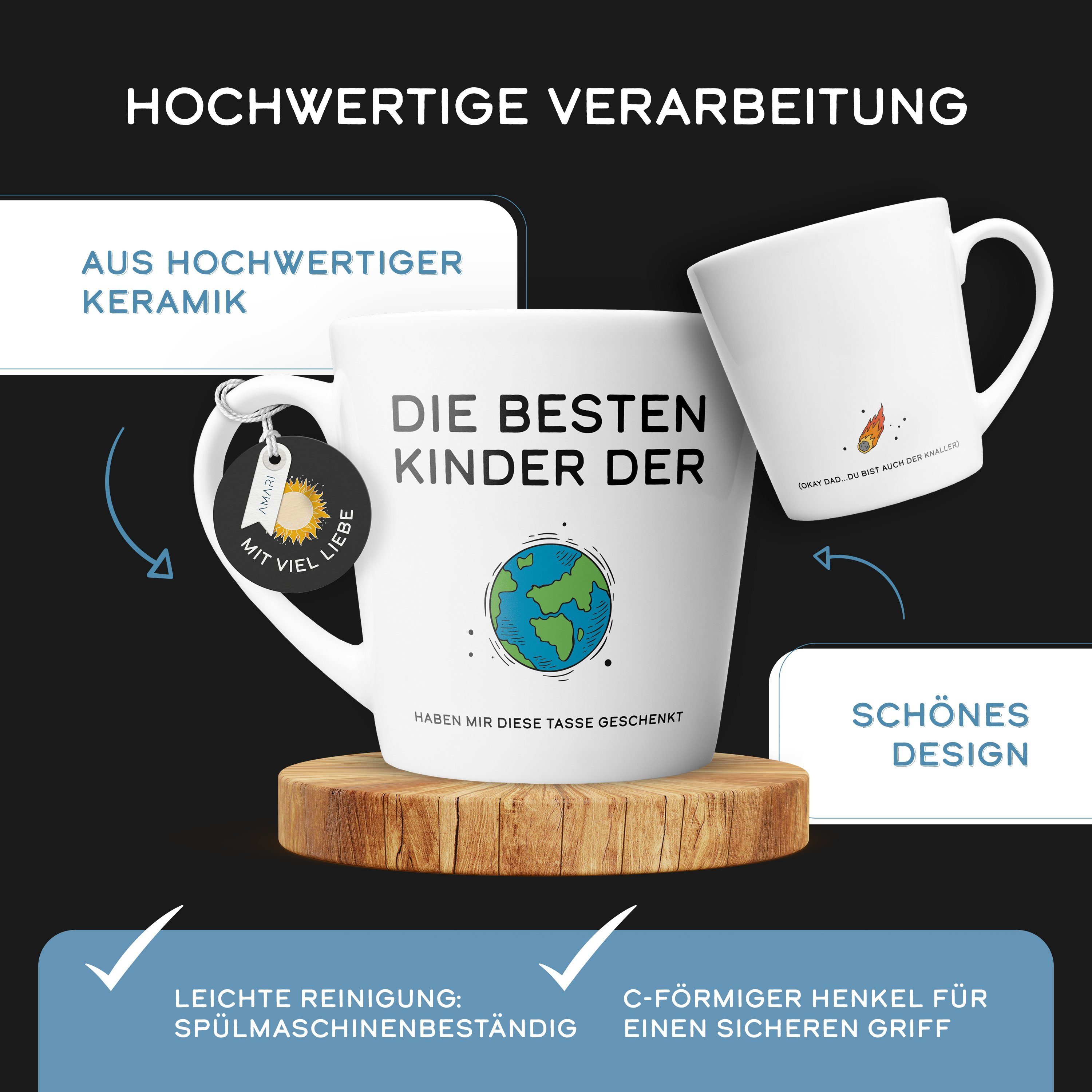 Amari Tasse AMARI® Tasse für Papa - Bester Papa Geschenk - Geschenk Papa