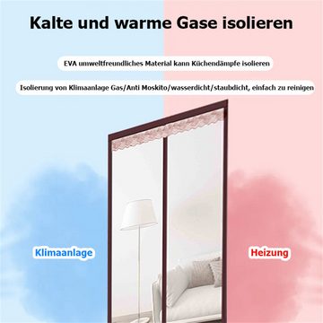 RefinedFlare Moskitonetz Magnetischer Anti-Mücken-Türvorhang - Perforationsfreier, Ideal für Küche, Wohnzimmer, Schlafzimmer