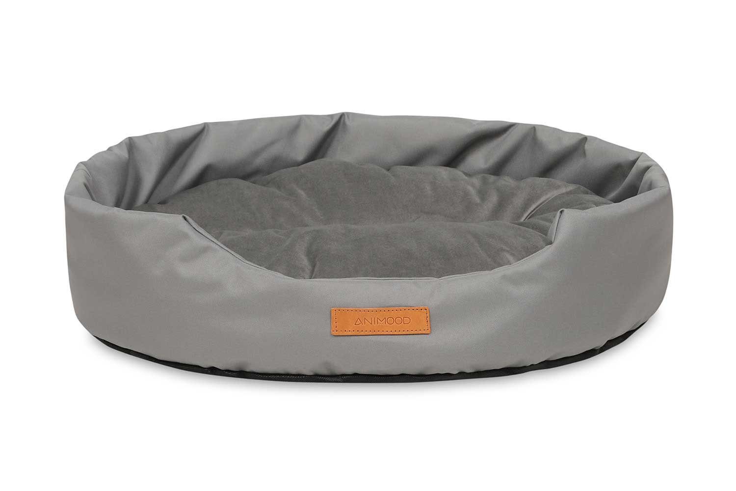 Animood Tierbett Mia, Velour / Cordura 100% Polyester, Farbe wahlweise in beige oder braun, Розмір wählbar aus M oder L