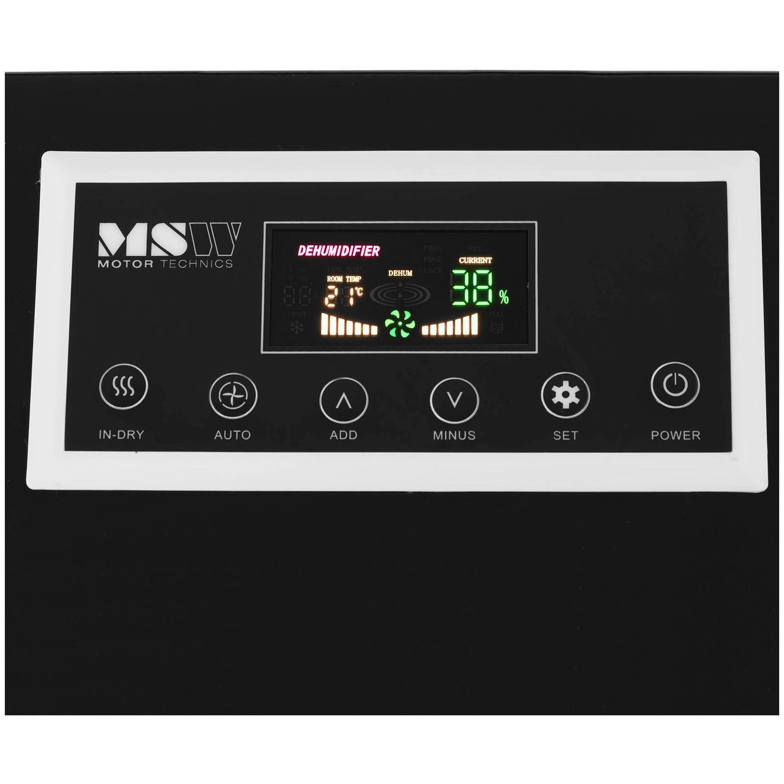 MSW Bautrockner Luftentfeuchter Raumtrockner 65 m² 50 l/24h, Entfeuchtung 5 günstig online kaufen