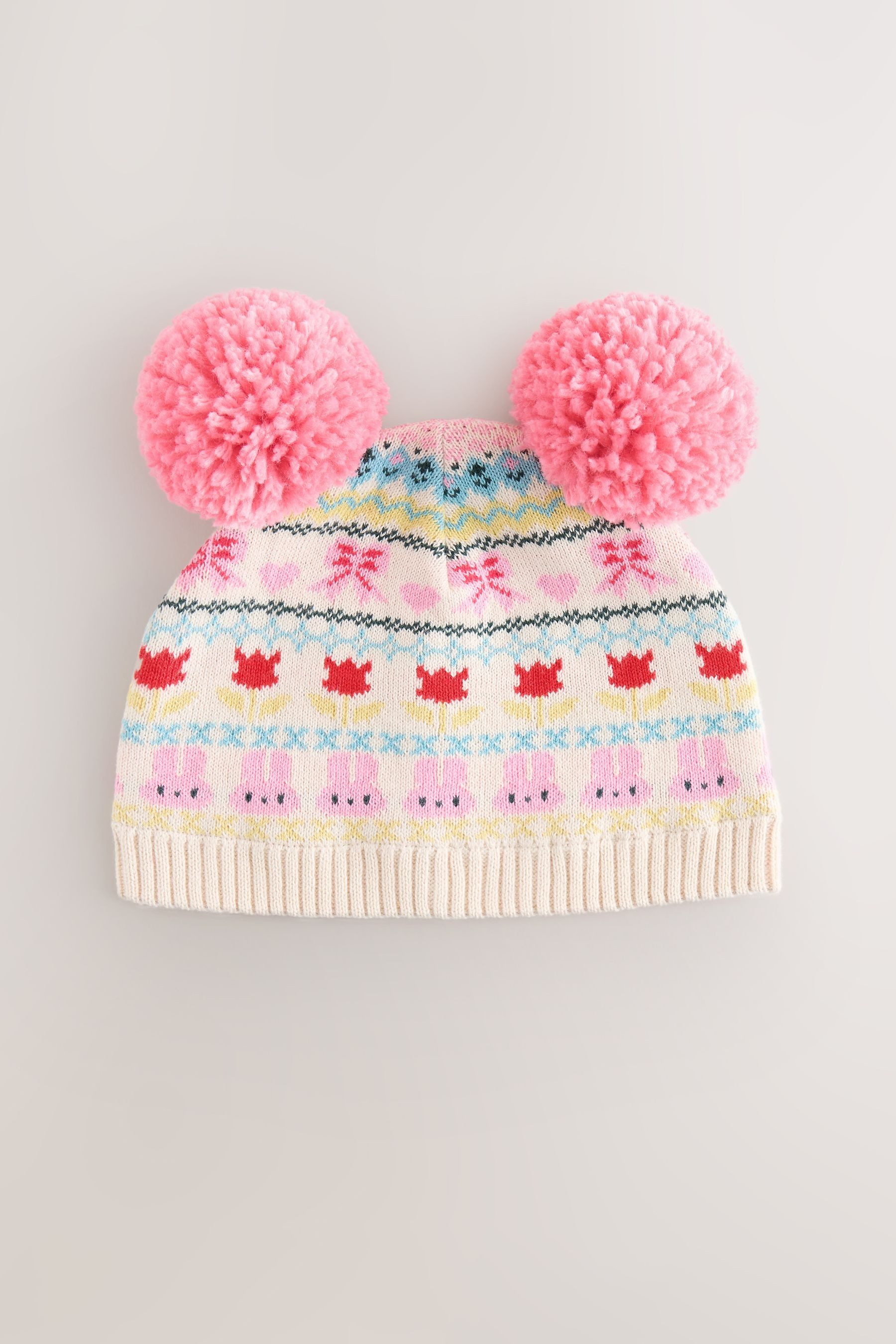 Next Beanie Baby Beanie mit zwei Bommeln (1-St)