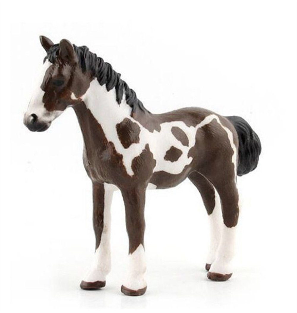 Pferd Kinder Ornamente,Kinderspielzeug, Tierfiguren, Tiermodell,Kinderspielzeug,für Figuren SCRTD Tierfigur Simulation 2 Stück