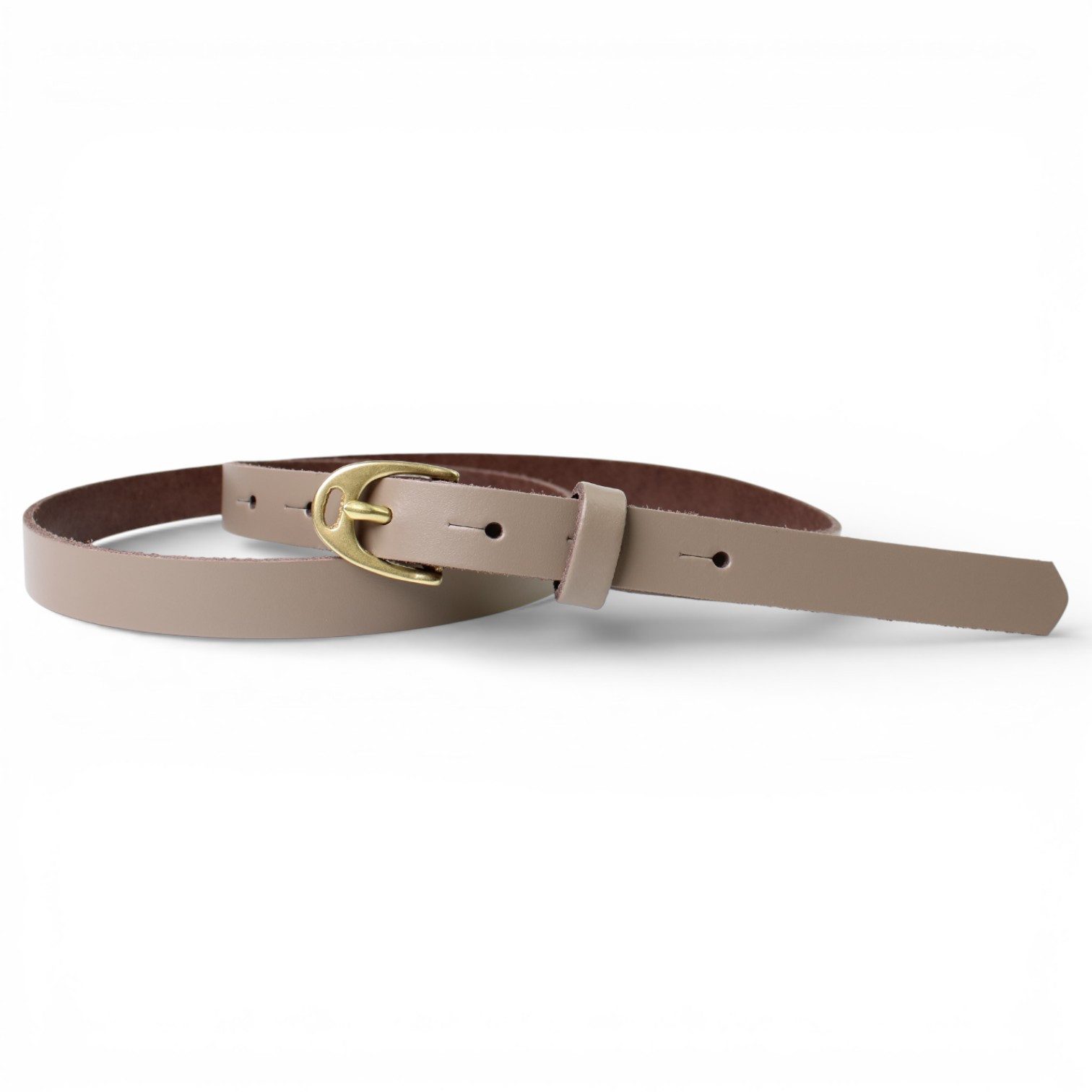 Taillengürtel Damen Rindleder schmal