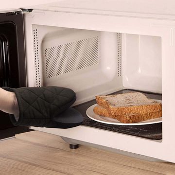FIDDY Topflappen Premium Ofenhandschuhe Hitzebeständiges, rutschfeste Oberfläche, (2-tlg)