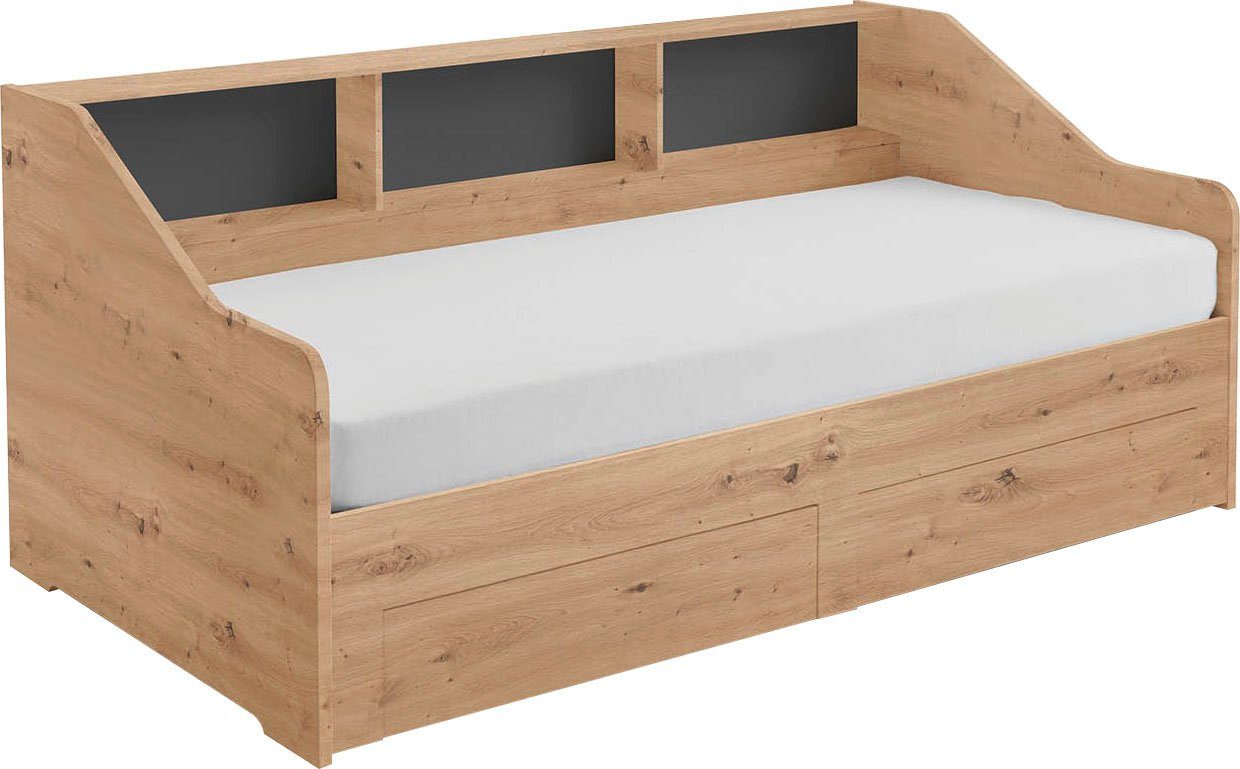 Relita Stauraumbett Rene, ausziehbarer Unterbau und 2 Schubladen günstig online kaufen