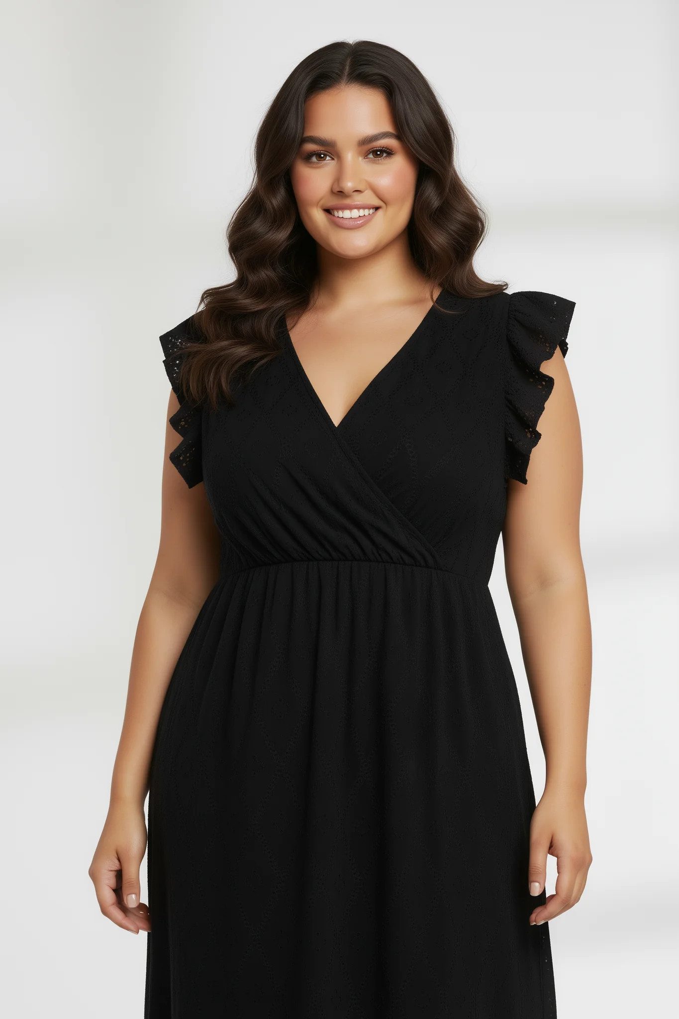 Shape of You Minikleid Langes Wickelkleid günstig online kaufen