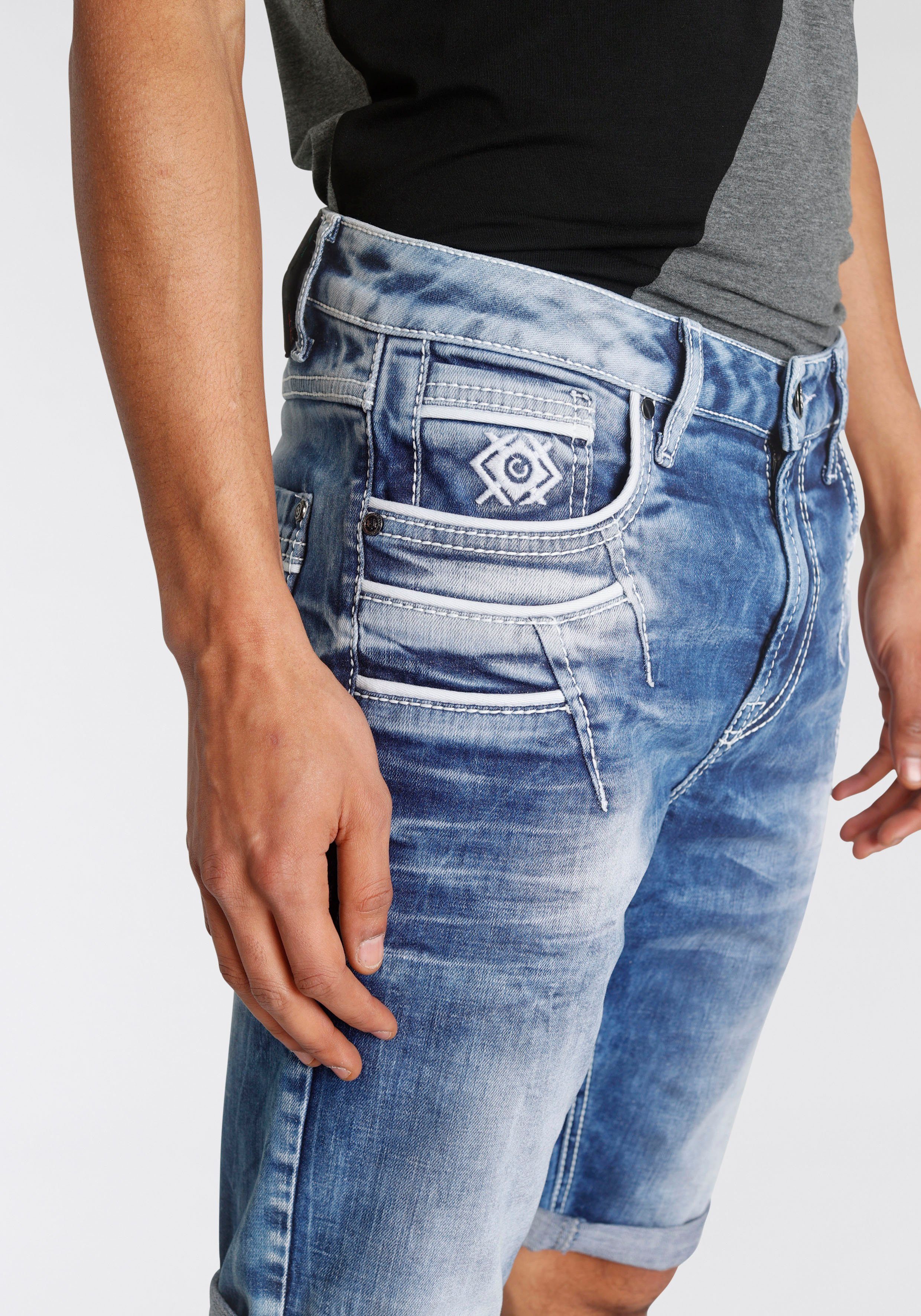 Denim mit und in Baxx Cipo Bermudas & Taschen markanten