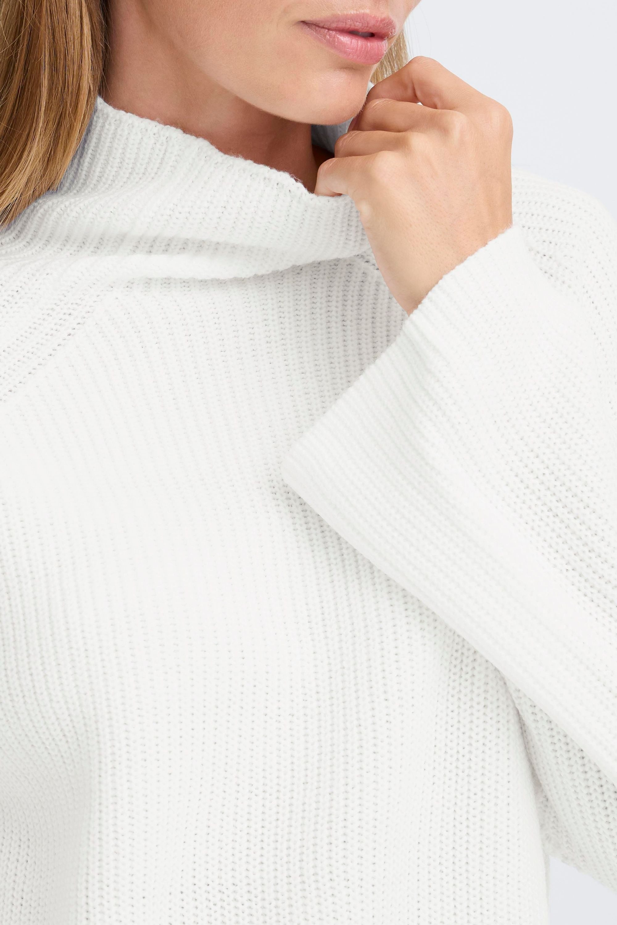 OXMO Strickpullover OXNelly Modischer Rollkragenpullover