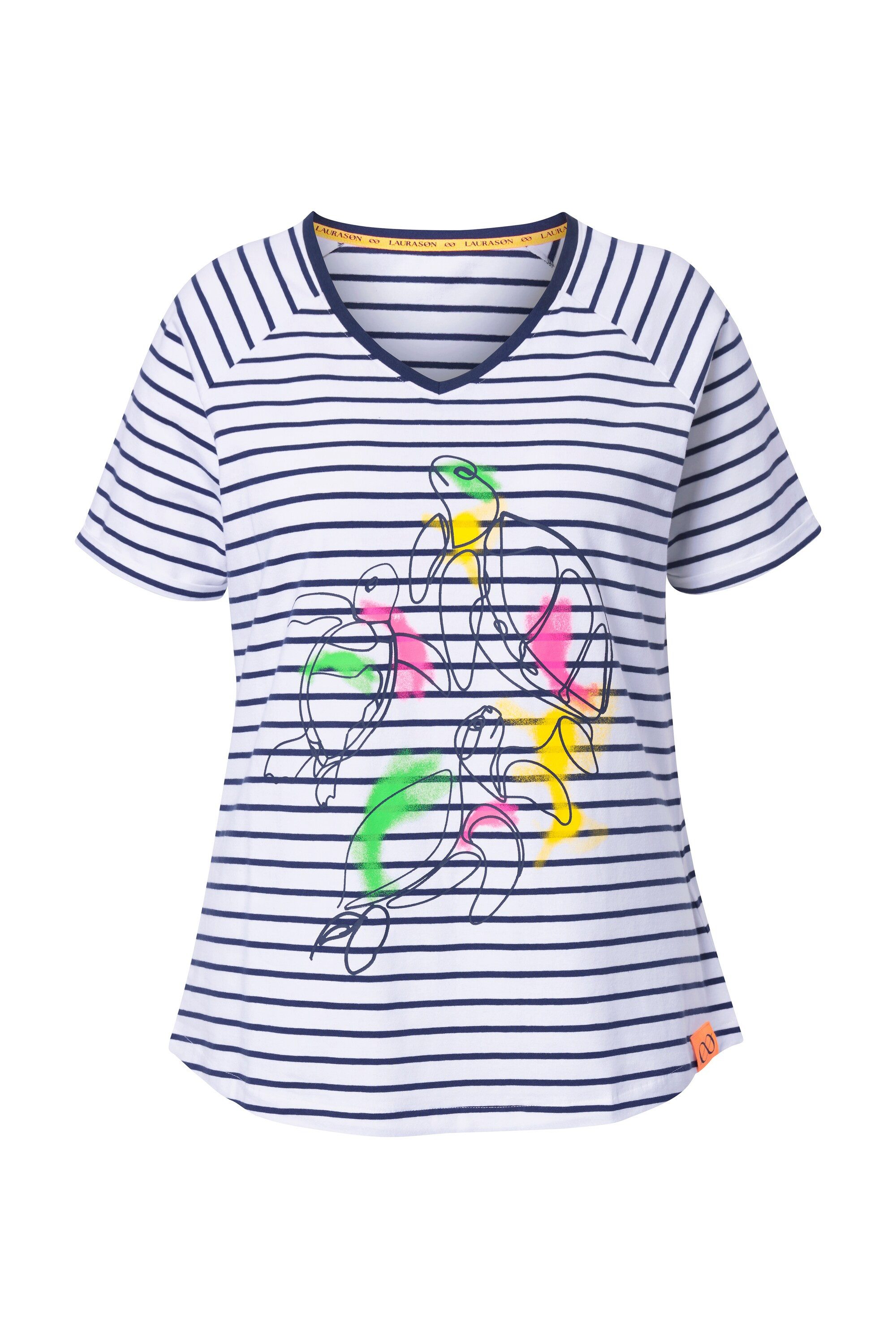 Laurasøn T-Shirt T-Shirt 1/2 Arm V-Ausschnitt günstig online kaufen