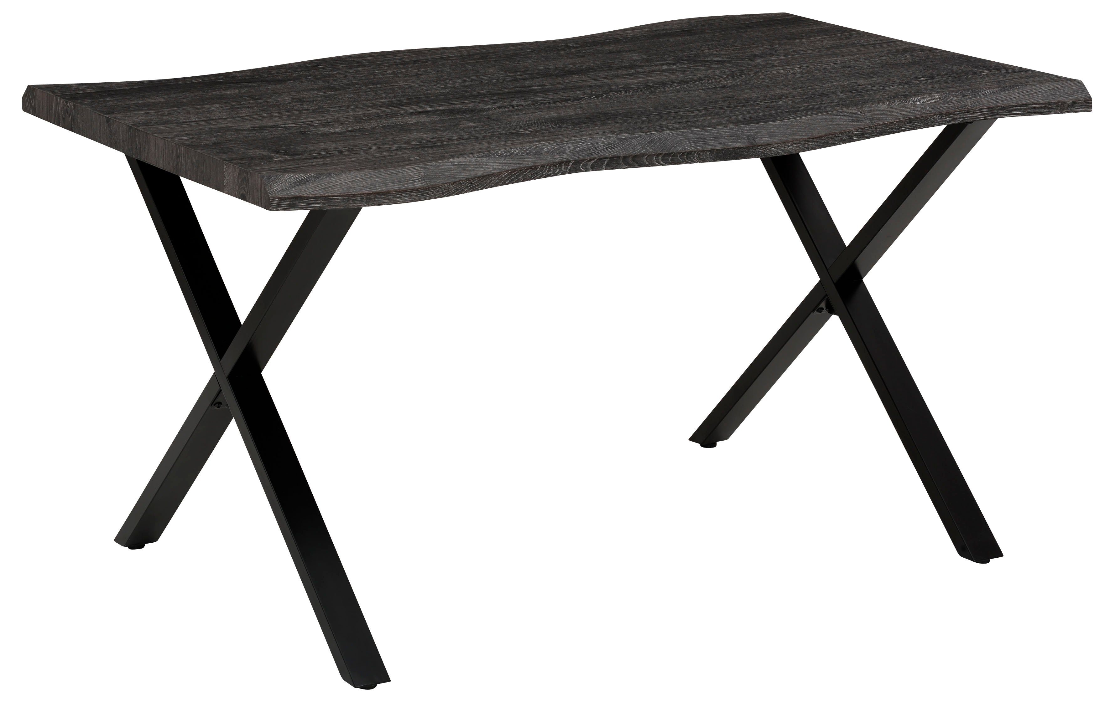 HELA Esstisch GRETA, Baumkantentisch (Nachb), versch. Größen, 46mm Stärke, Küchentisch