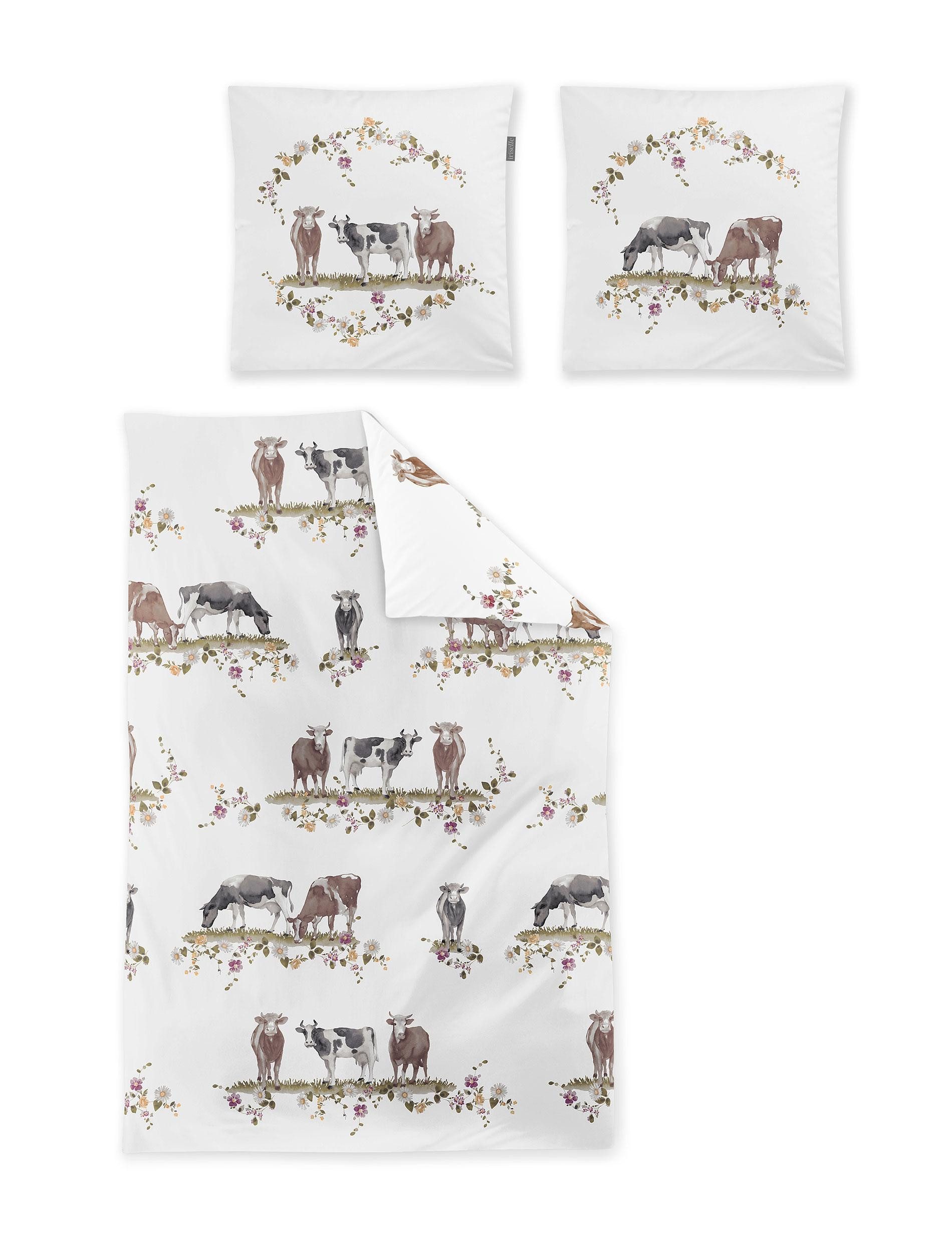 Irisette Bettwäsche Mako-Satin Bettwäsche Set Bay günstig online kaufen