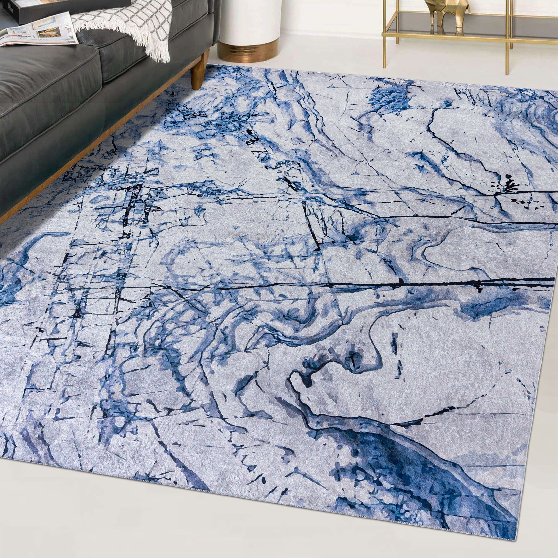 Mazovia Designteppich Modern Teppich für Wohnzimmer, günstig online kaufen