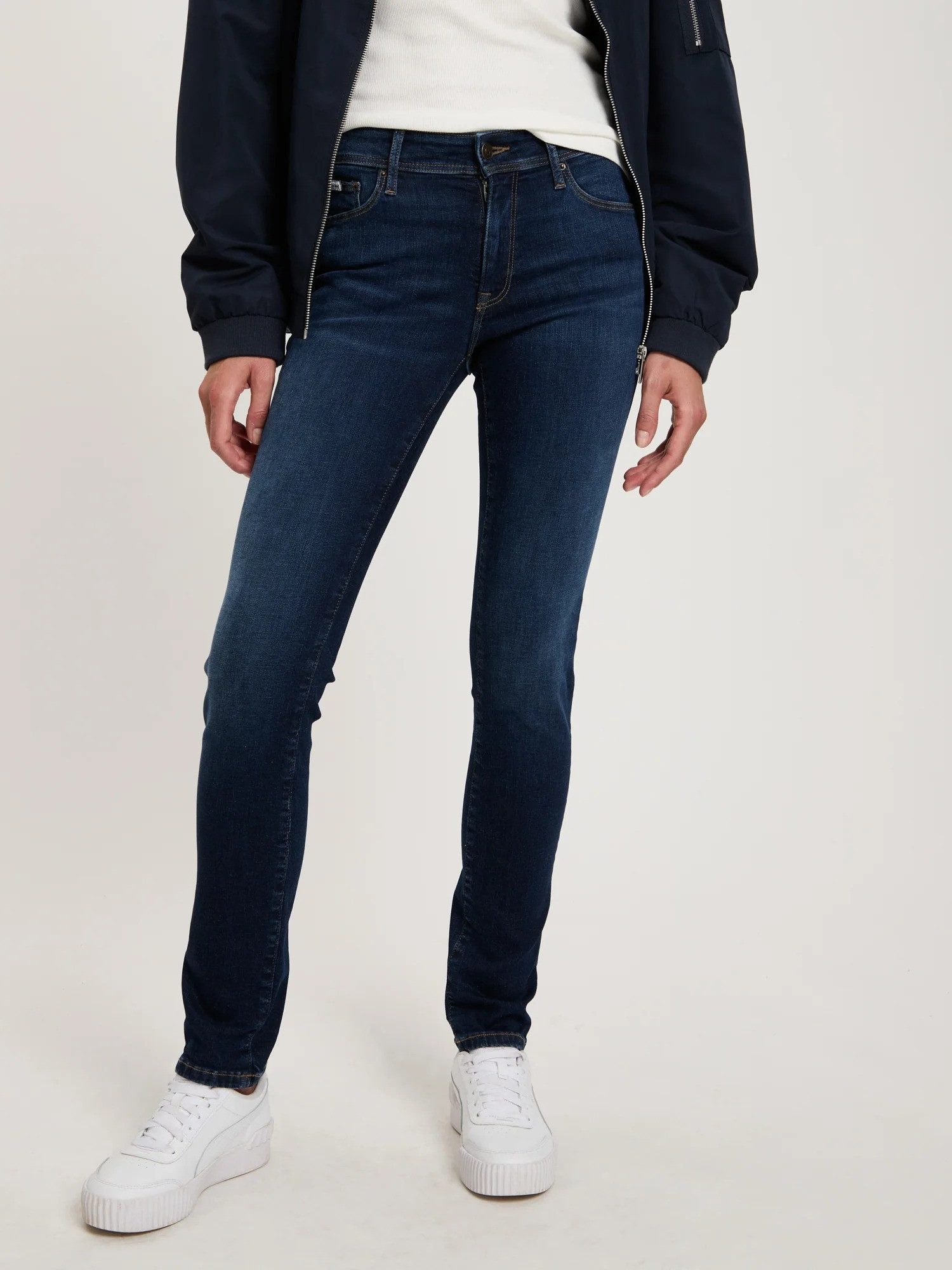 CROSS JEANS® Stretch-Jeans CROSS JEANS ANYA deep blue used P489-245