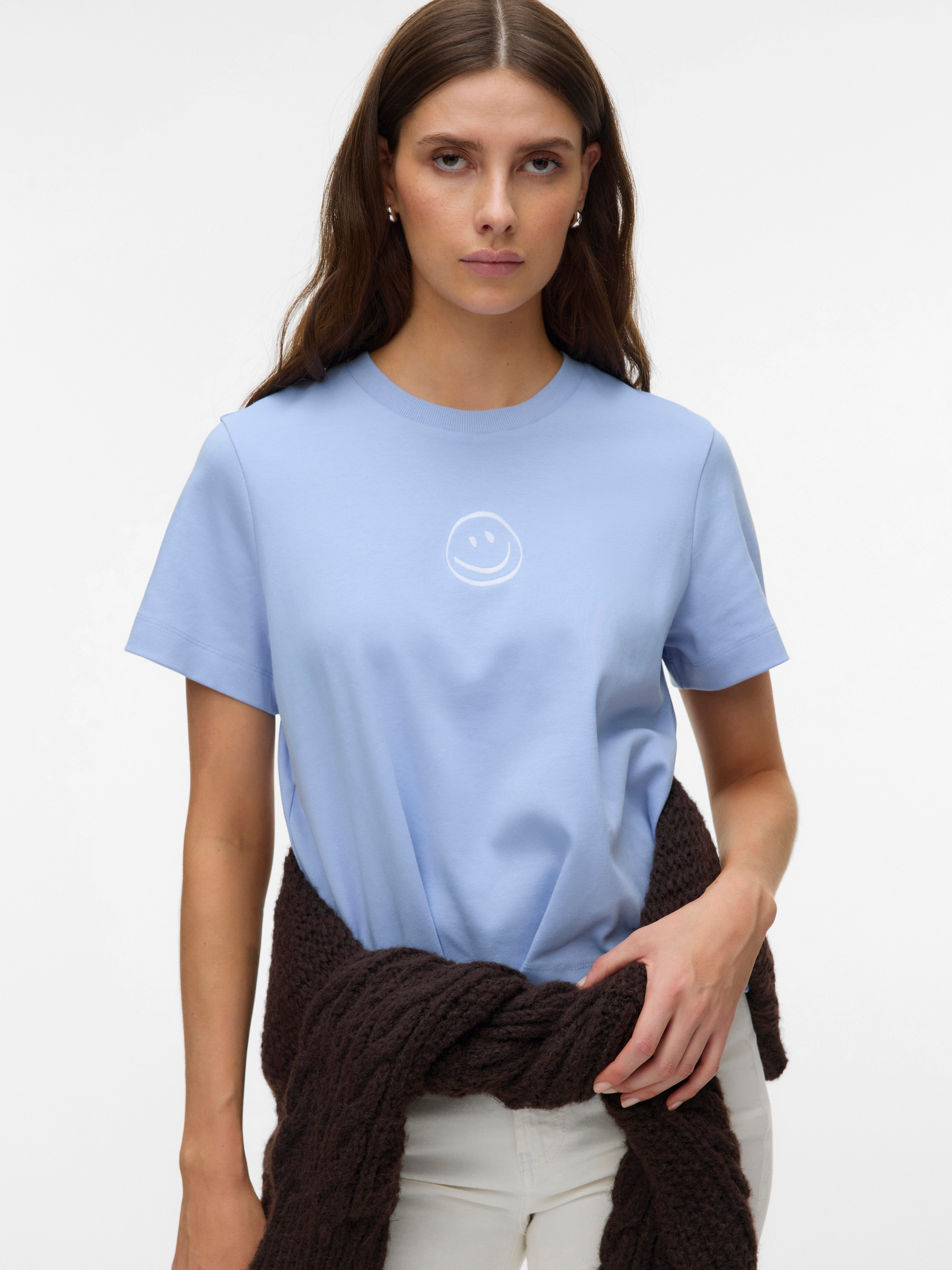 Kurzarmshirt VMSARA METTE SS TOP BOX JRS GA NOOS