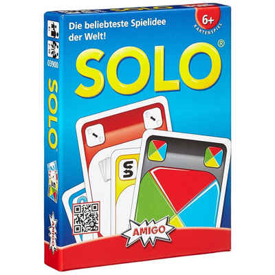 AMIGO Spiel, Kartenspiel Solo, Mau-Mau Variante, ab 6 Jahren