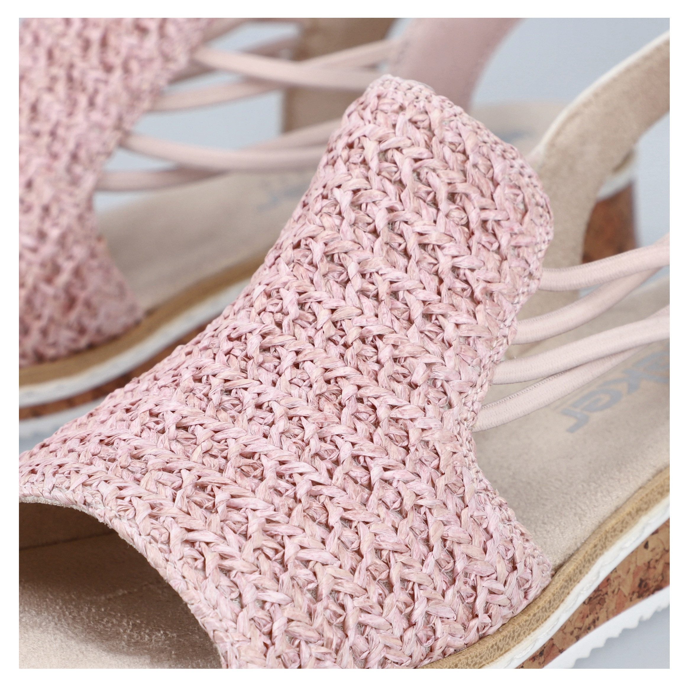 Rieker Sandale Sommerschuh, Sandalette, Keilabsatz, mit günstig online kaufen