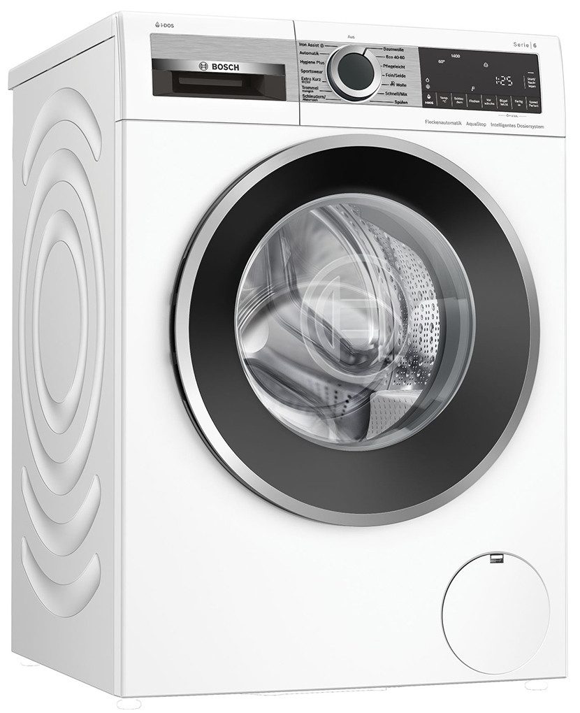 BOSCH Waschmaschine Serie 6 WGG244F40, 9 kg, 1400 U/min, Nachlegefunktion, Schaumerkennung, AquaStop