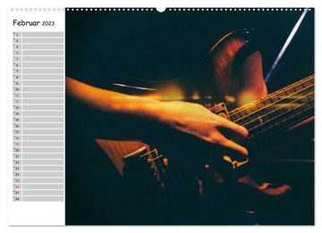 CALVENDO Wandkalender Gitarren - Live (Premium, hochwertiger DIN A2 Wandkalender 2023, Kunstdruck in Hochglanz)
