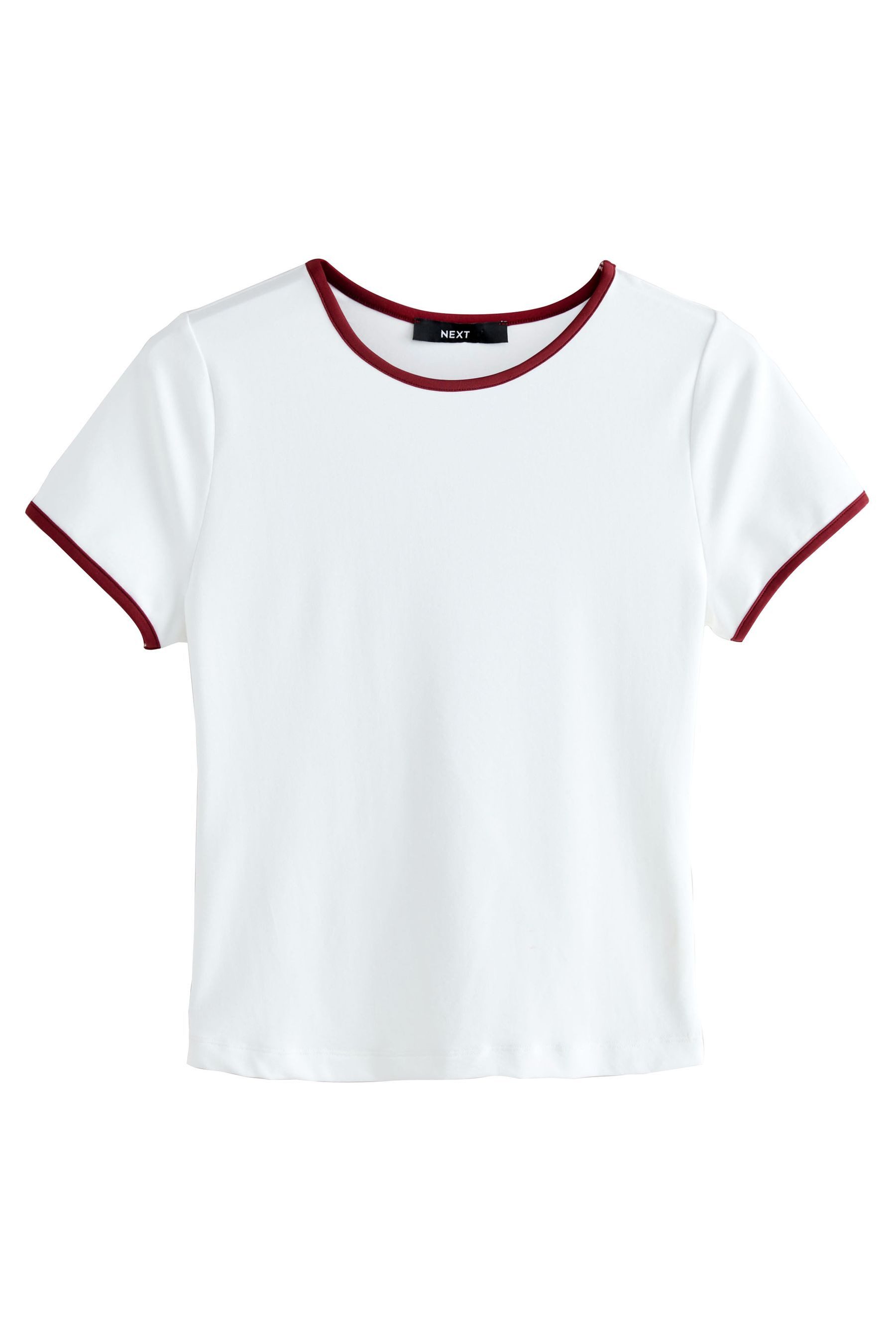 Next T-Shirt Weiches Kurzarmoberteil mit U-Ausschnitt (1-tlg) günstig online kaufen