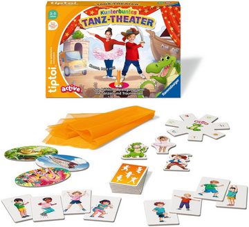 Ravensburger Spiel, Bewegungsspiel tiptoi® ACTIVE Kunterbuntes Tanz-Theater, Made in Europe, FSC® - schützt Wald - weltweit