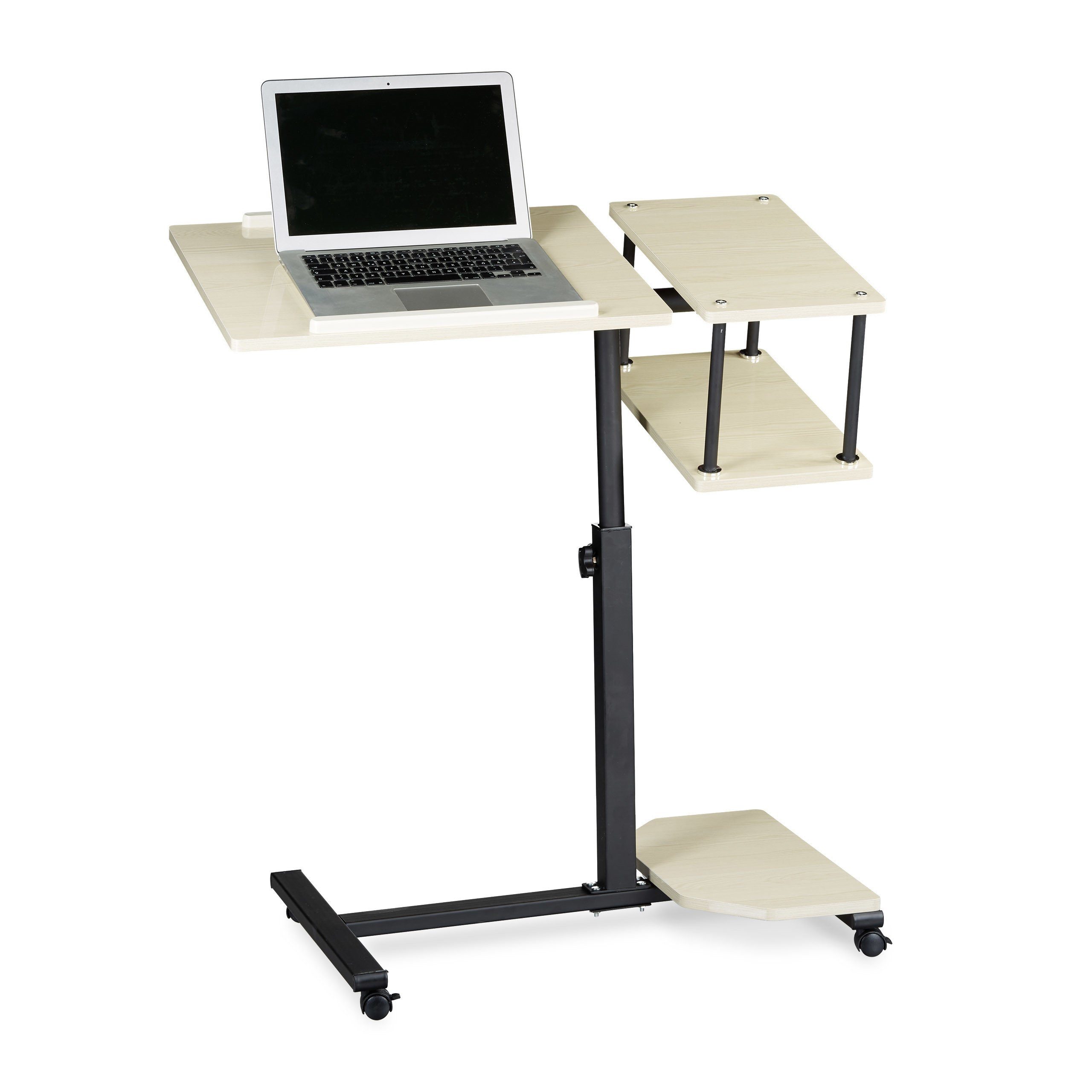 relaxdays Laptoptisch höhenverstellbar XL, Creme günstig online kaufen