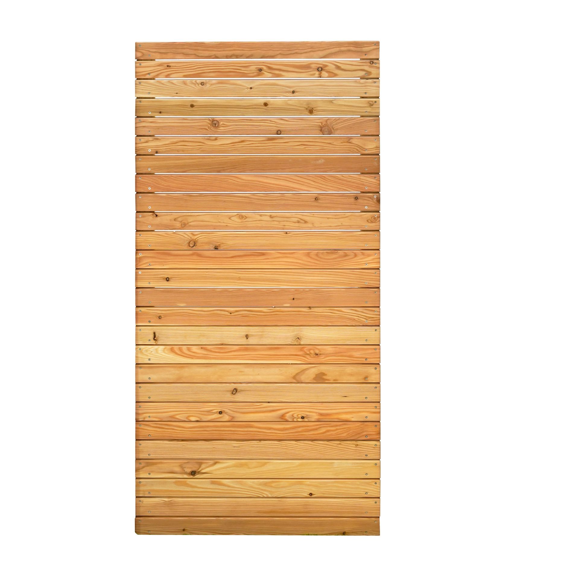 GartenLand Zaun Rhombus Zaun Salzburg Deluxe Lärche – Naturbelassen, (Set, Ohne Pfosten), Rhombus, Lärche