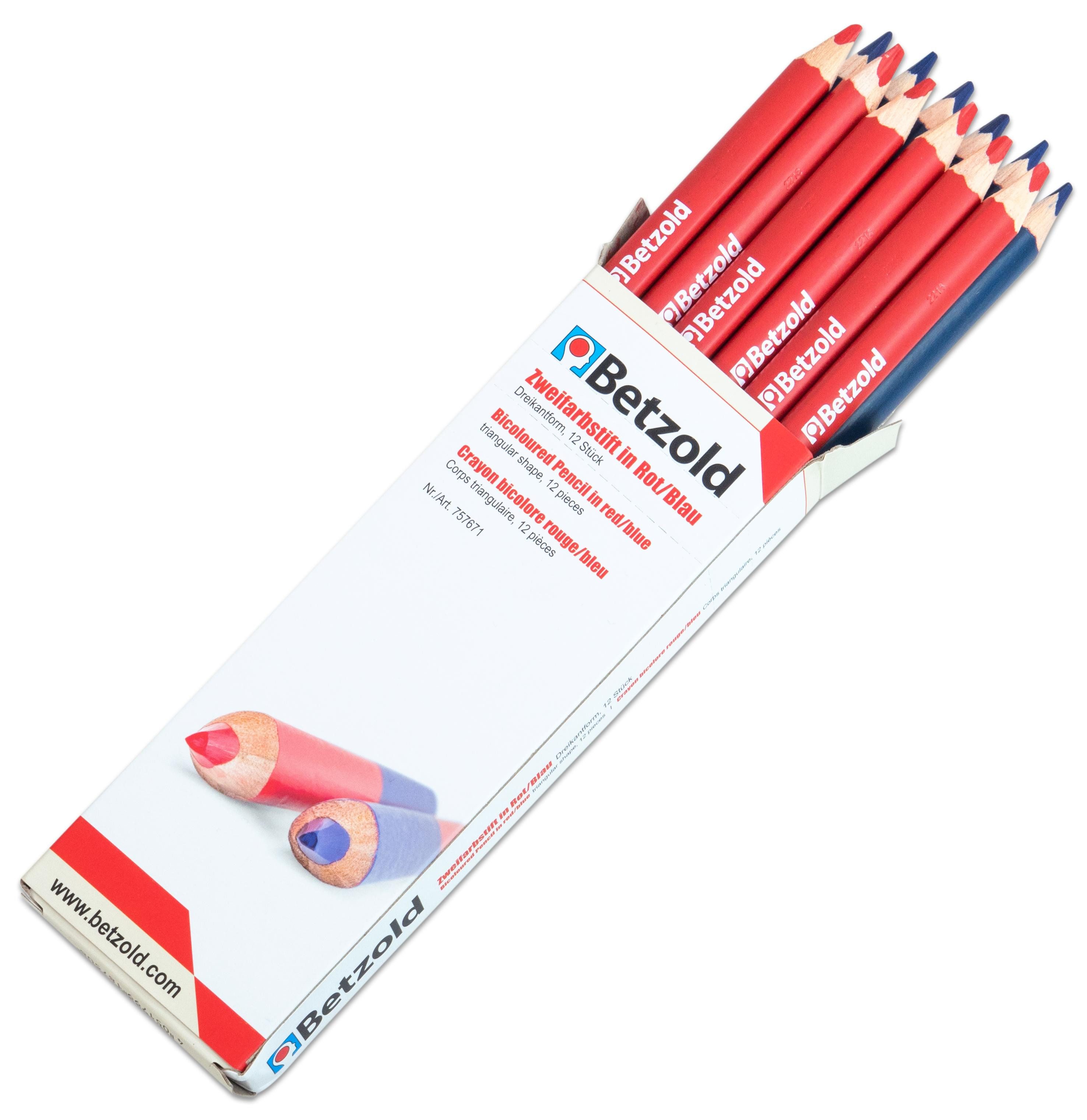Betzold Buntstift Zweifarbstift in Rot/Blau
