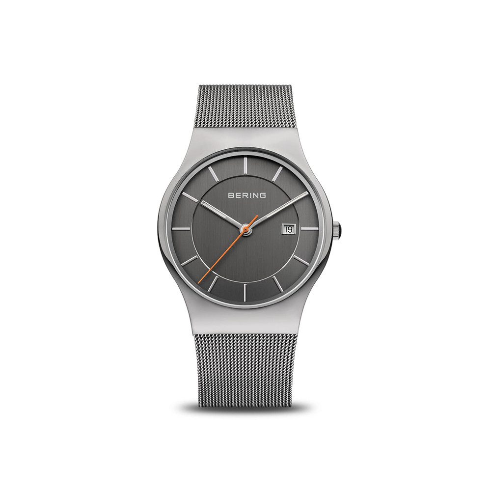 Quarzuhr Bering Classic grau glänzend 11938-007 11938-007