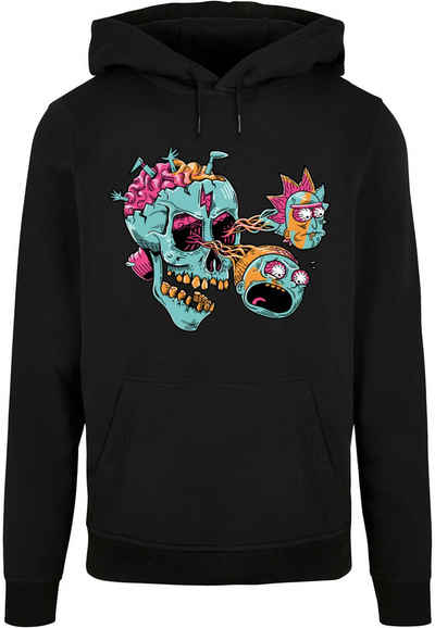 ABSOLUTE CULT Kapuzensweatshirt ABSOLUTE CULT Herren Rick And Morty - Eyeball Skull Basic Hoody (1-tlg)
