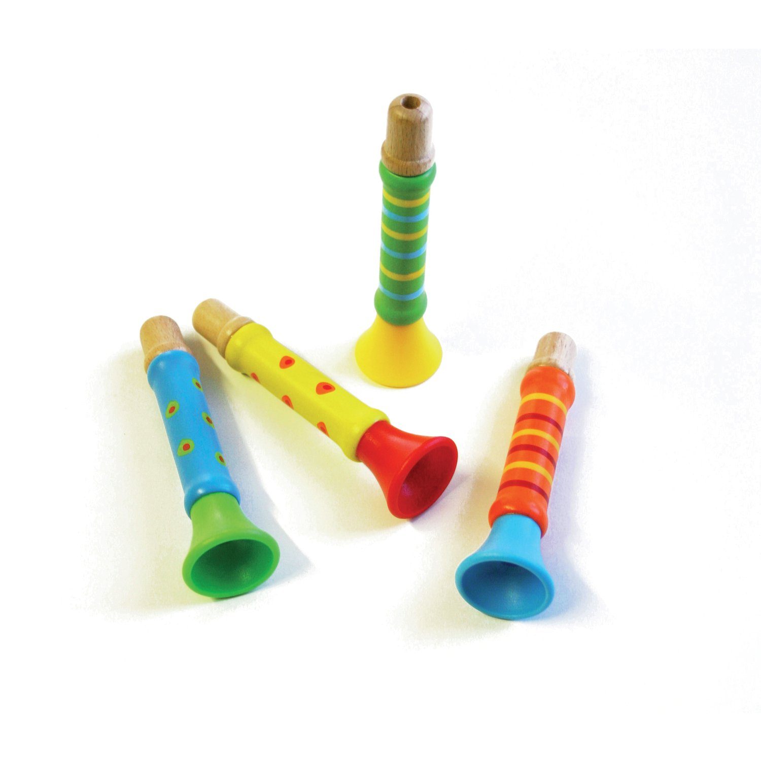 EDUPLAY Lernspielzeug Trompete aus Holz, Ø 3 x 12 cm