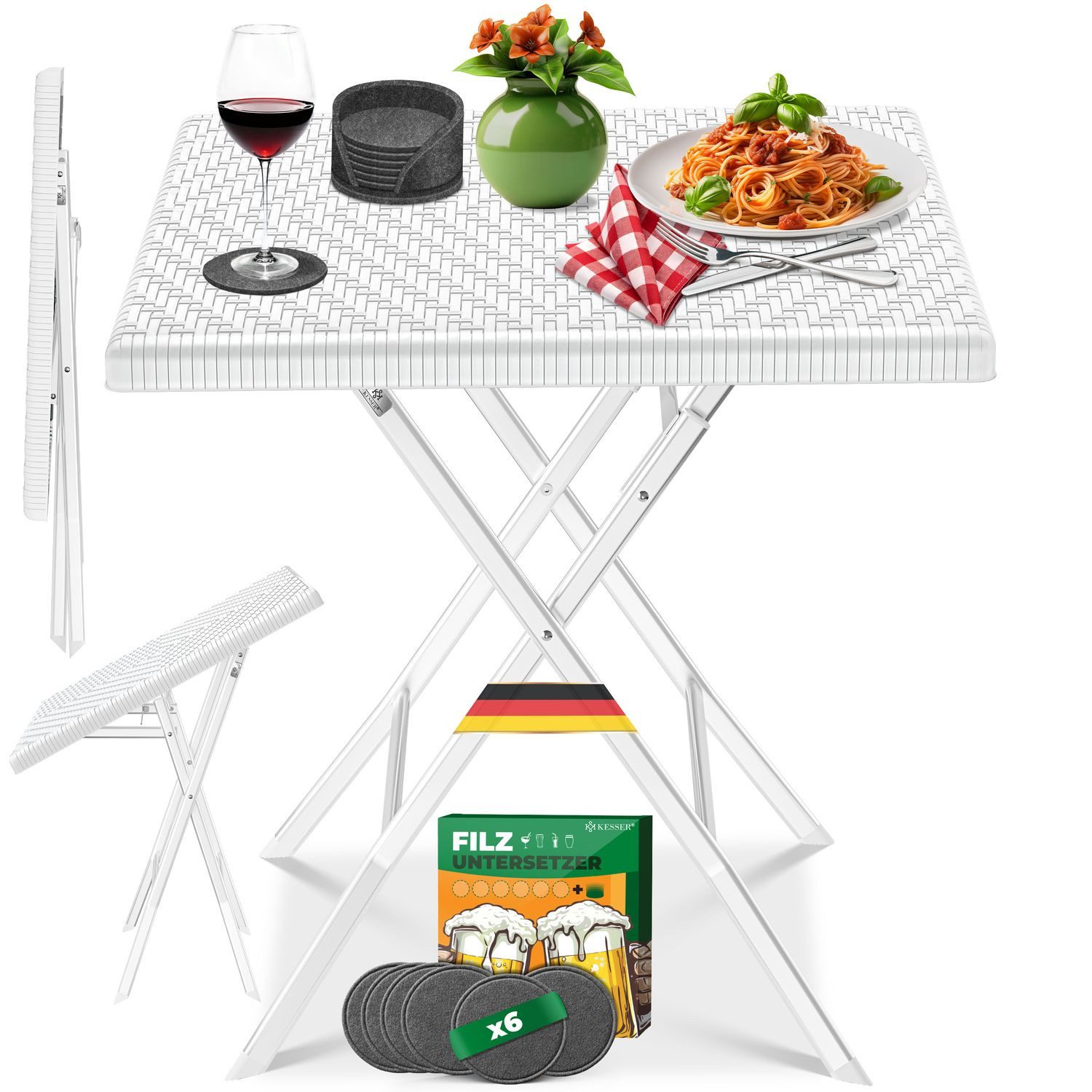 Bistrotisch Balkontisch klappbar
