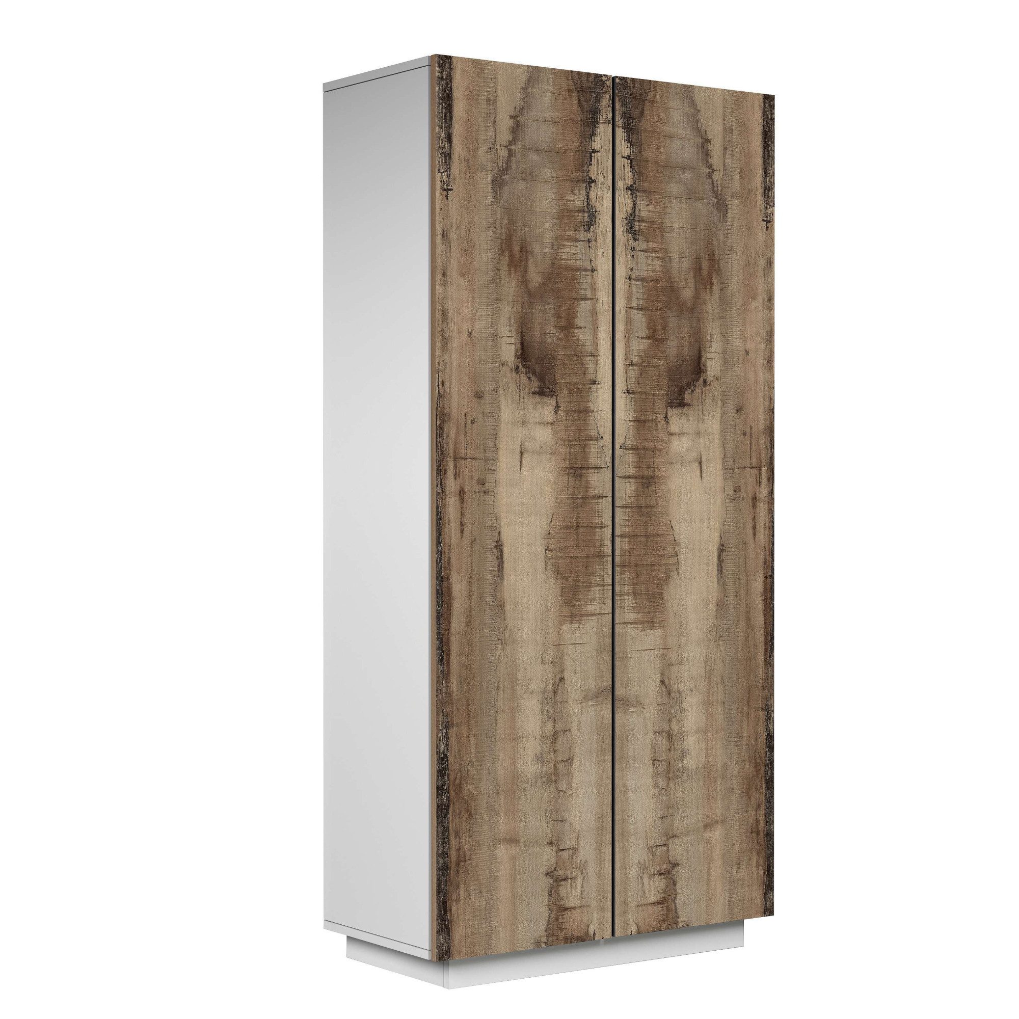 Home affaire Aktenschrank Coro, Mehrzweckschrank, Büroschrank mit 2 Türen & verstellbare Einlegeböden, Höhe 86 oder 166 cm, Made in Italy