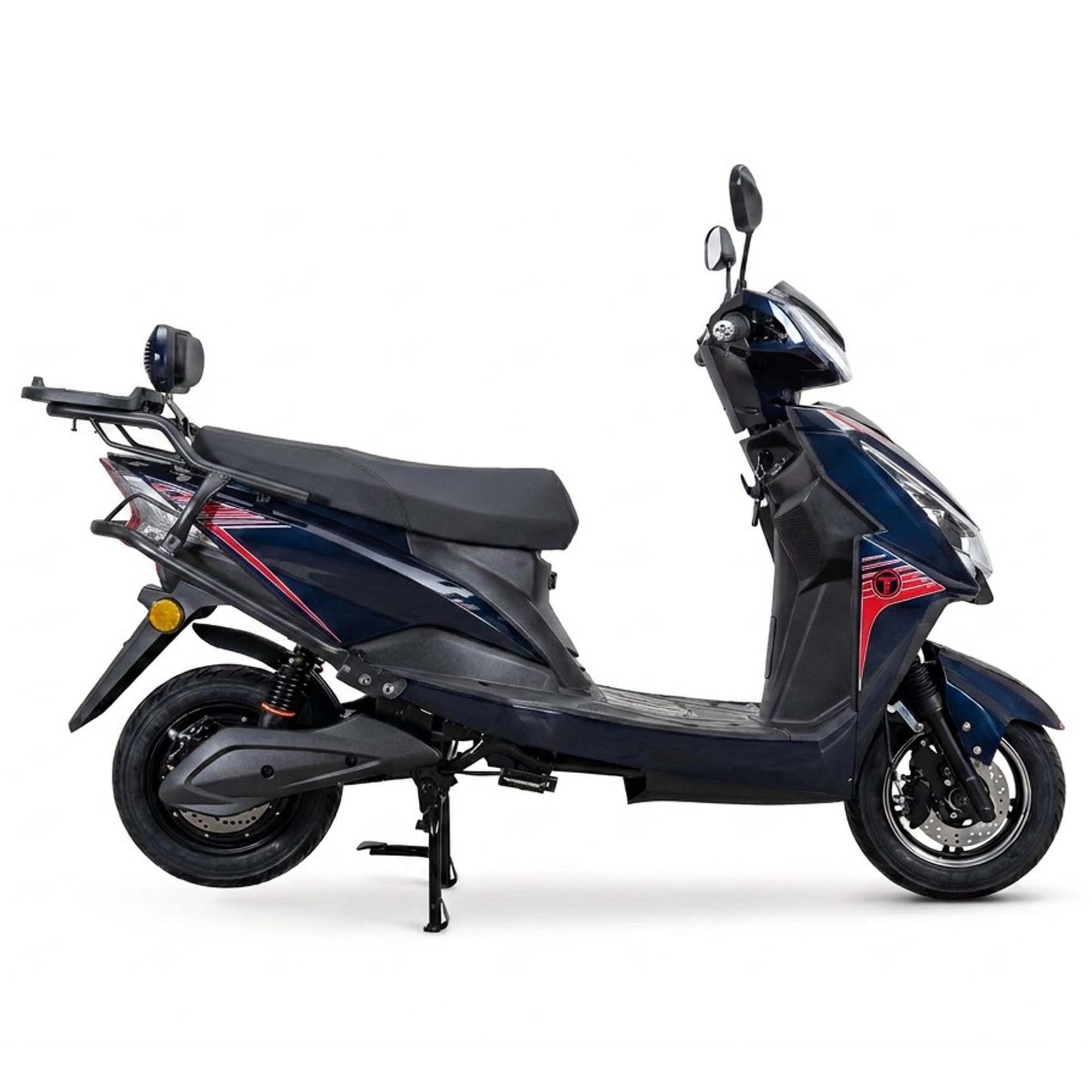 Urban Hopper E-Motorroller Urban Hopper Dragon Elektro-Roller E-Motorroller mit Straßenzulassung, 2000 W, 45 km/h, Herausnehmbarer Lithium-Ionen Akku Ca. 65km Reichweite COC