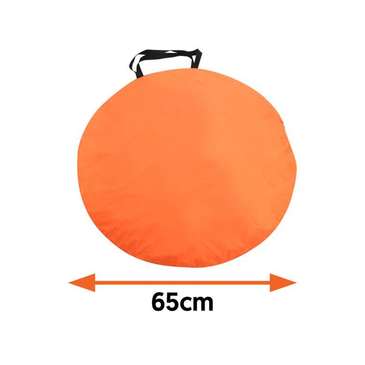 LTC Junior Strandzelt orange Selbstfaltend Strandmuschel,