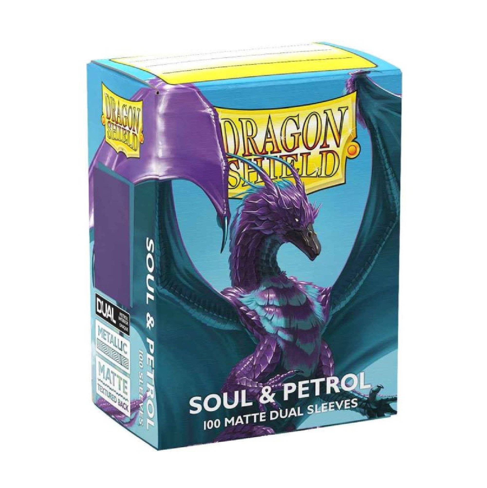 Dragon Shield Sammelkarte Dragon Shield Sleeves Matte Dual – Soul & Petrol