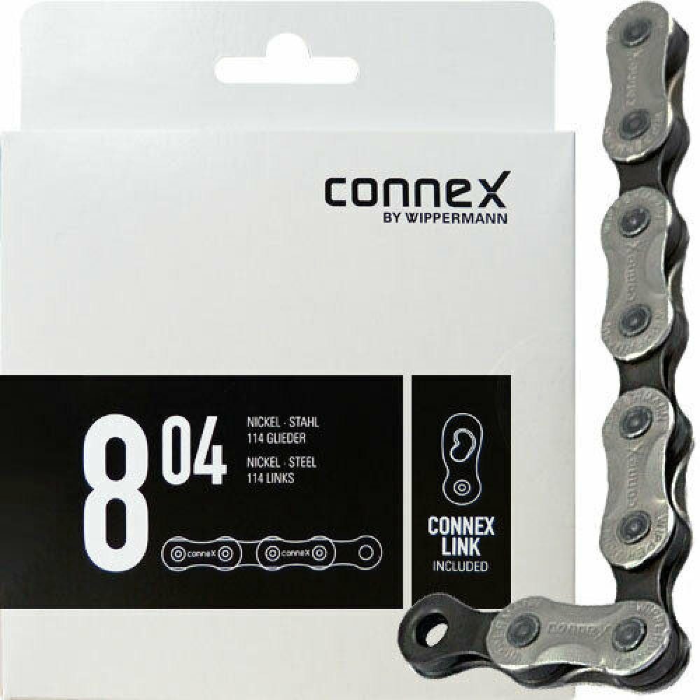 Fahrradkette Connex Kette Wippermann 804 1/2" x 3/32", 114 Glieder,7,2mm,6/7/8-f.