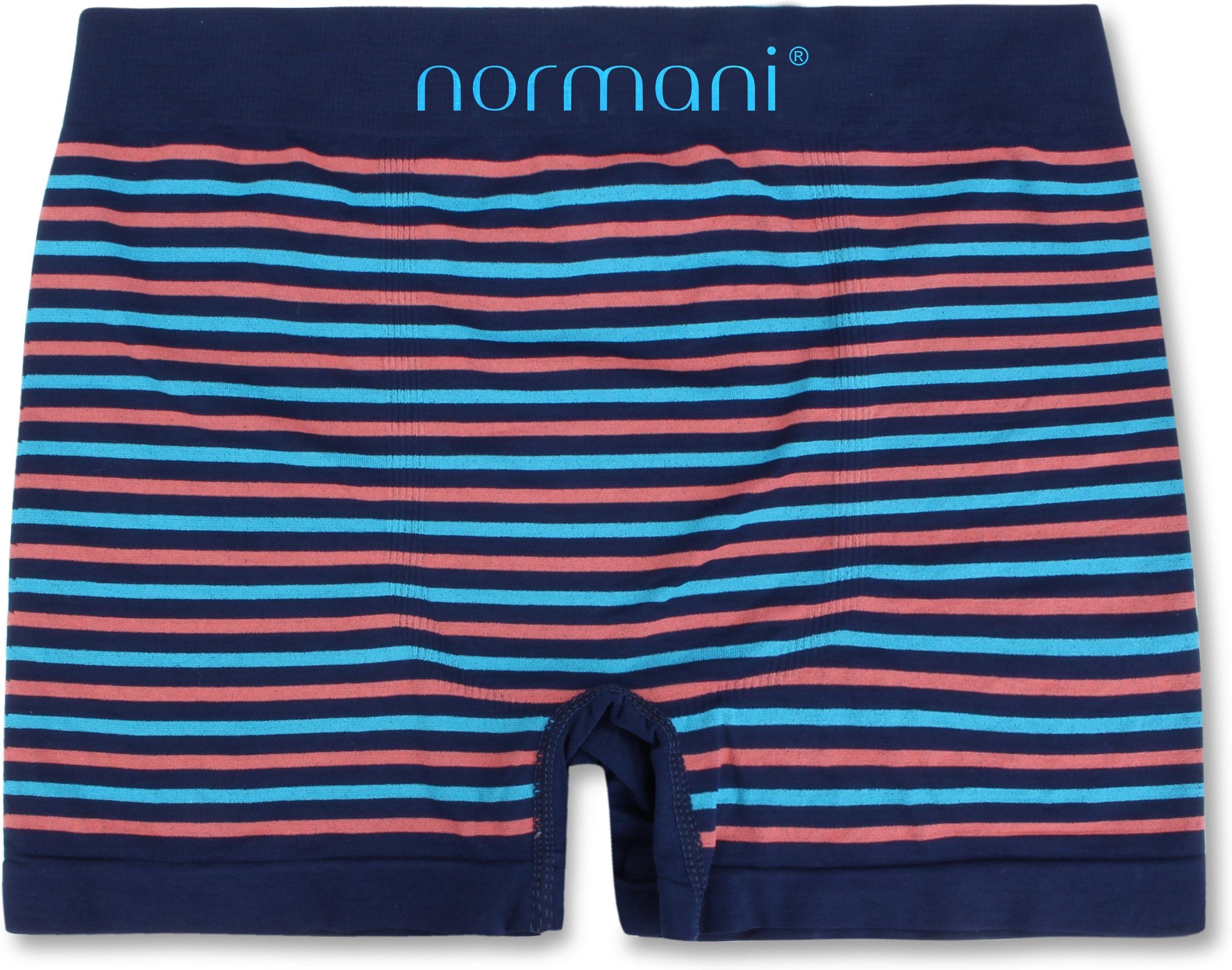 Retropants Männer Herren Unterhosen aus Boxer trocknendem 12 für Material Retro Stück normani Mikrofaser-Boxershorts schnell Blau/Pink