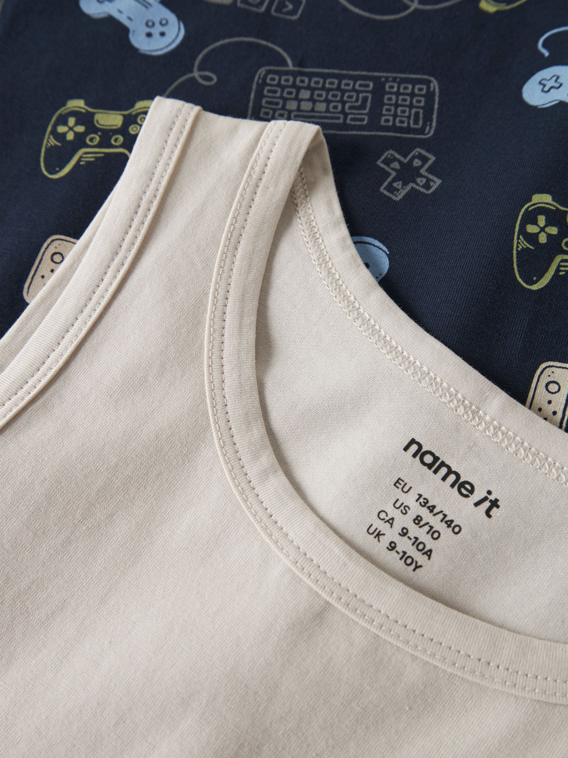 Name It Unterhemd (2-St) NKMTANK TOP 2P NAVY GAMER NOOS – Bild 5 von 5