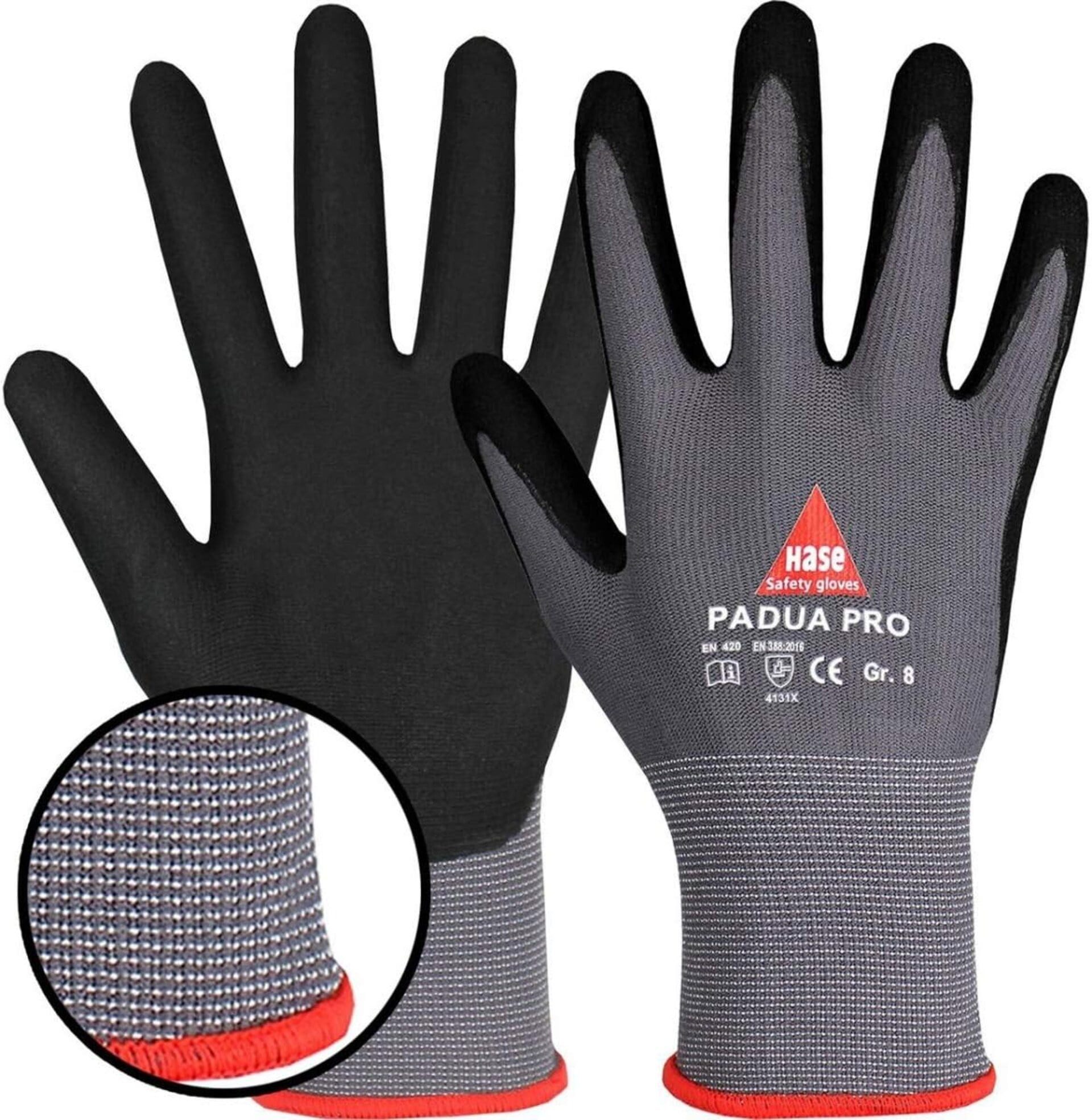 Hase Safety Gloves Arbeitshandschuhe Padua Pro (Packung, 10-St., VPE= 10 Pa günstig online kaufen