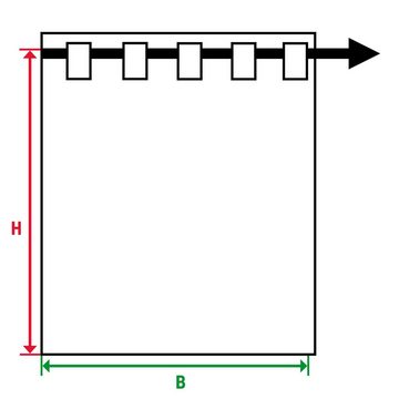 Vorhang Namiko, HOMING, verdeckte Schlaufen (1 St), blickdicht, blickdicht, Streifen, Farbverlauf, Wohnzimmer, Schlafzimmer