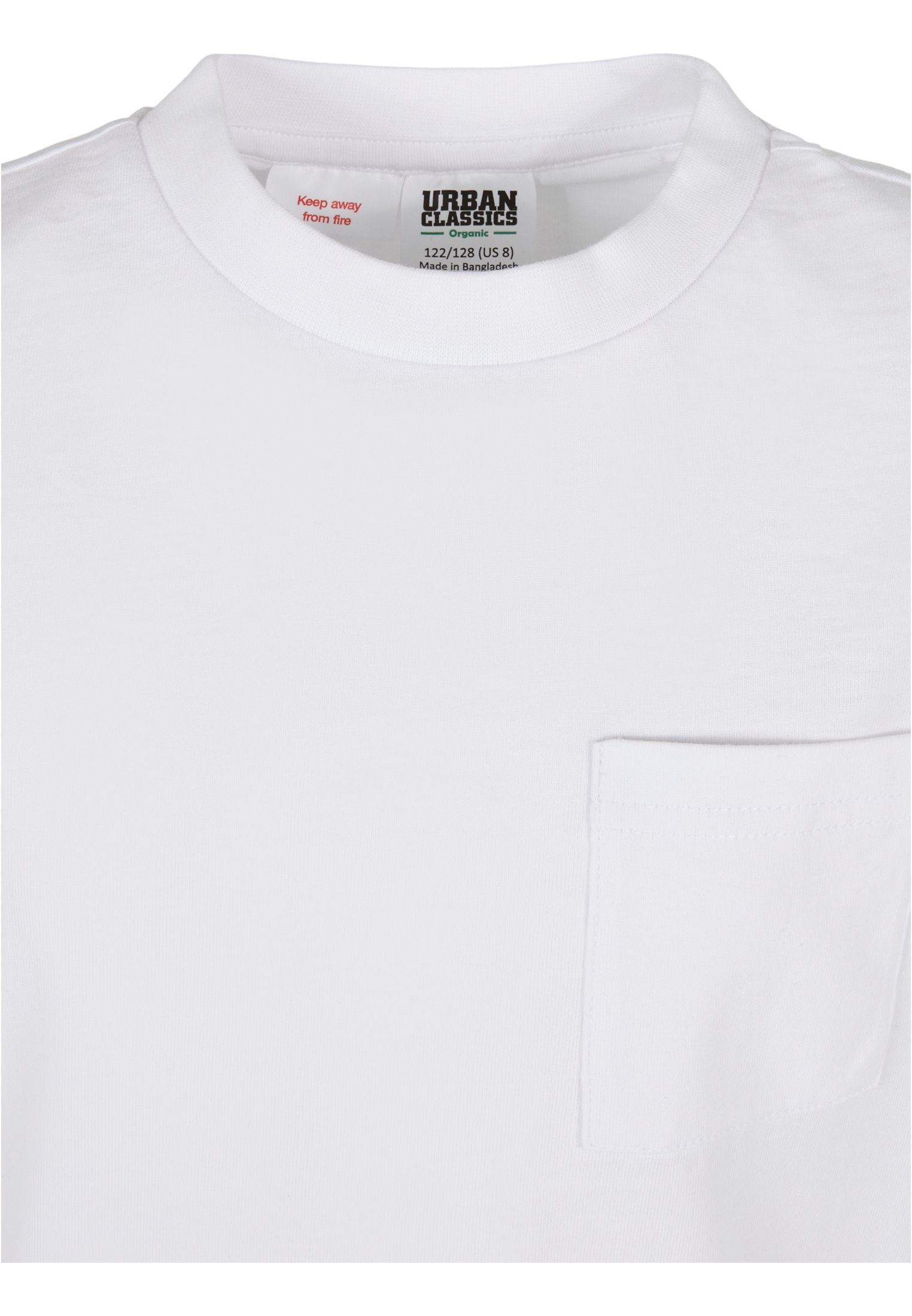 URBAN CLASSICS Kurzarmshirt Cotton (1-tlg), Baumwollmischung Stylisches Tee Basic Pocket Kinder T-Shirt aus Organic Boys angenehmer 2-Pack