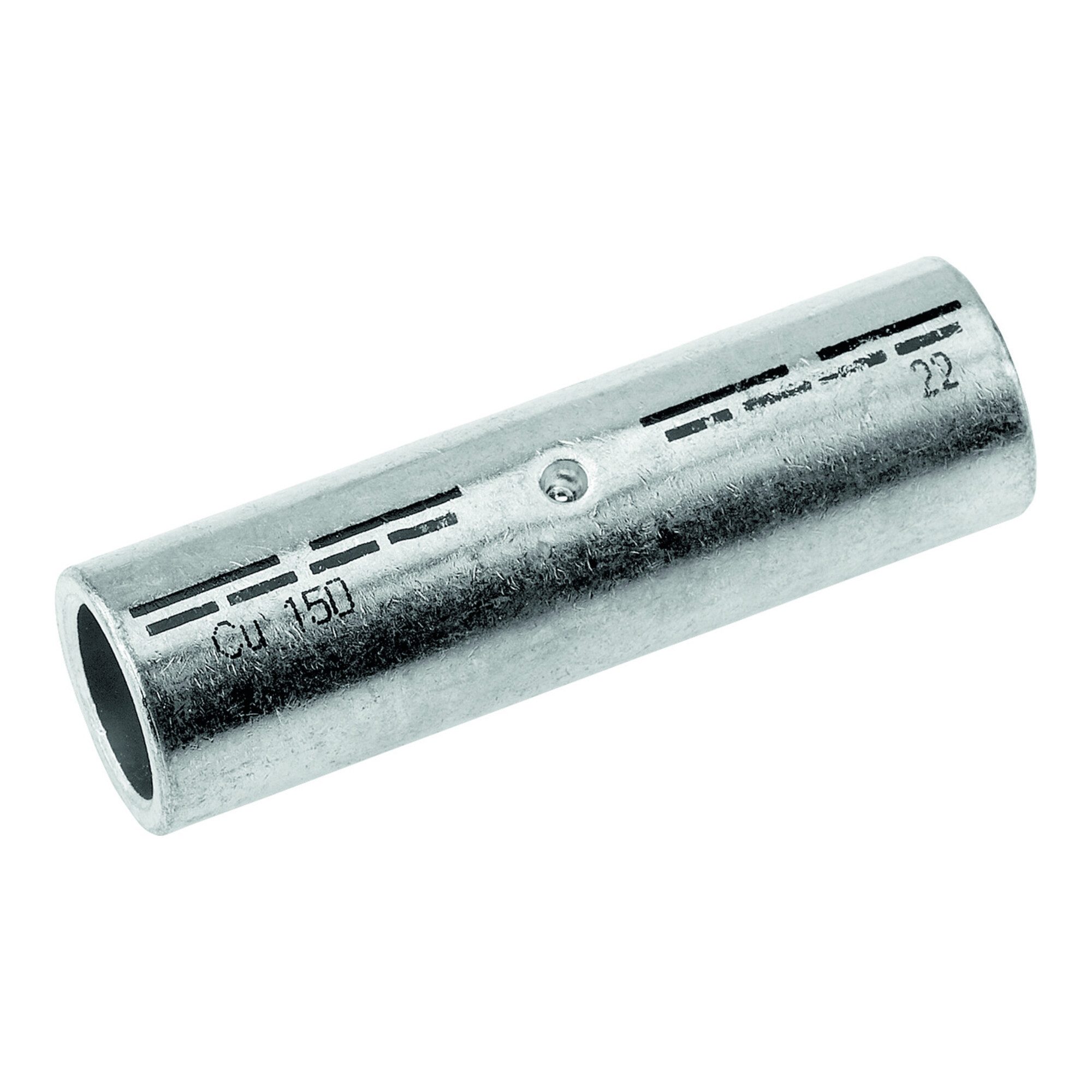 Cimco Gardinenbefestigungen Ersatzteile Cimco Pressverbinder 25qmm, Länge 50mm 183703 50 Stk