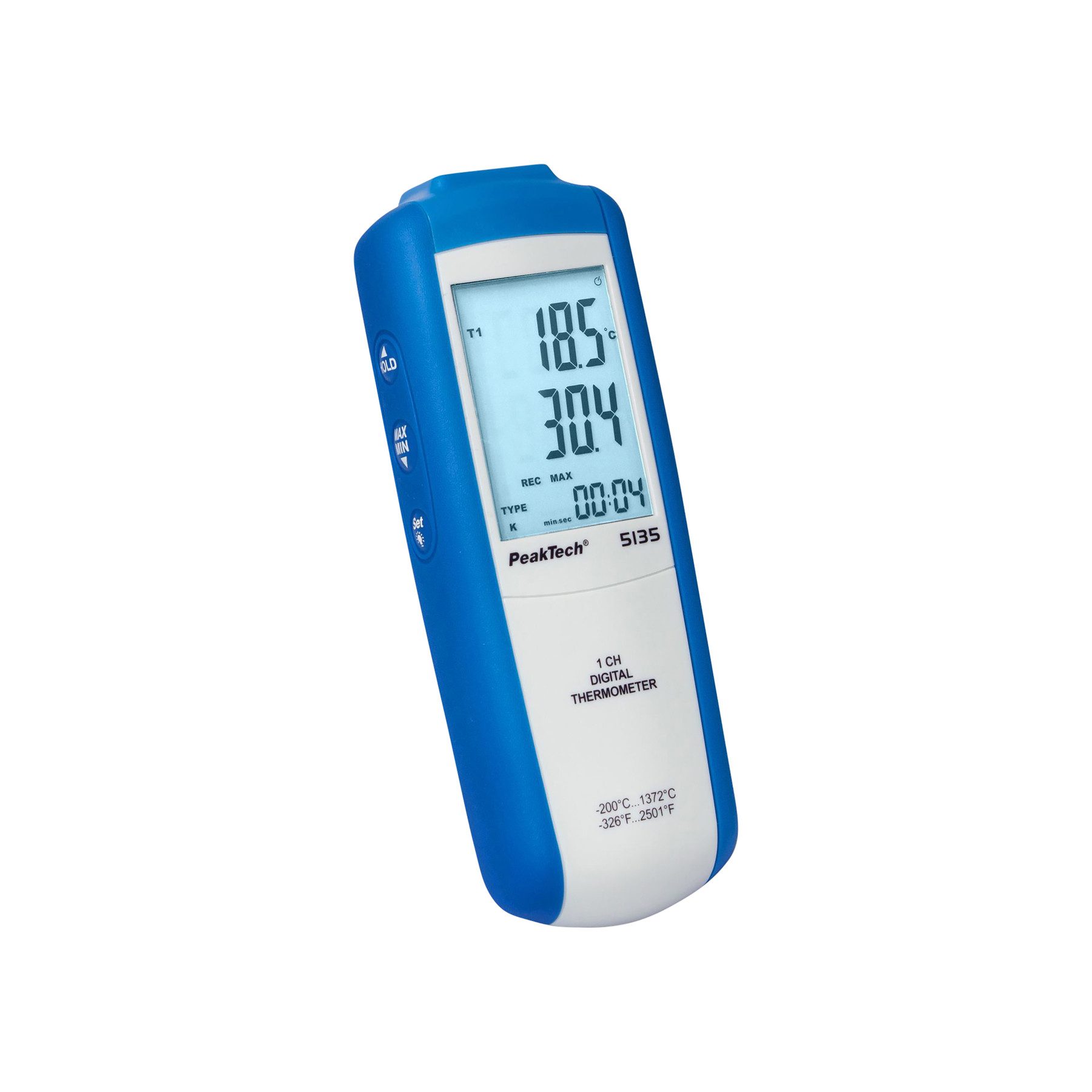 PeakTech Thermodetektor PEAKTECH Digital Thermometer P 5135