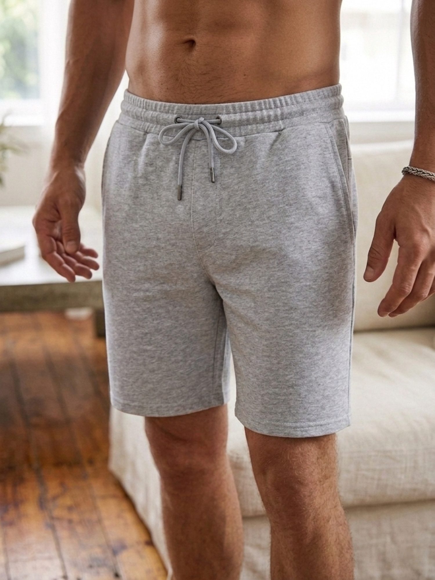 COMEOR Sweatshorts Herren Sportshorts Kurz Laufshorts Bermuda
