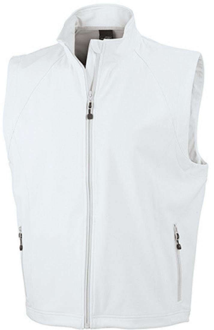 James & Nicholson Funktionsweste Herren Softshell Vest / Atmungsaktiv (2.000g/m²/24h)