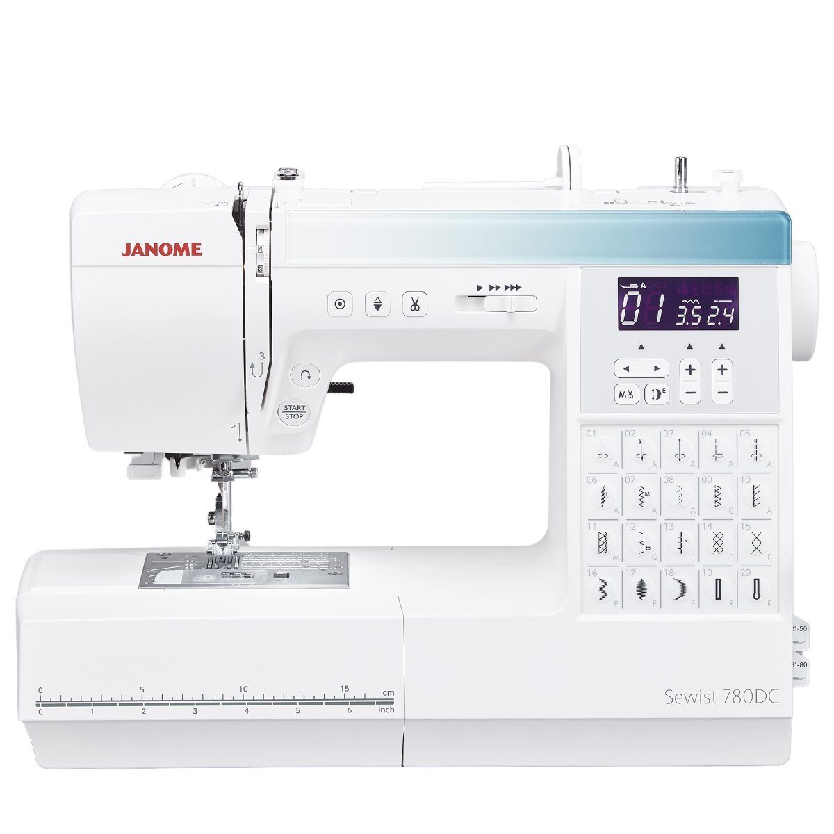 Janome Computer-Nähmaschine Janome Nähmaschine Sewist 780DC